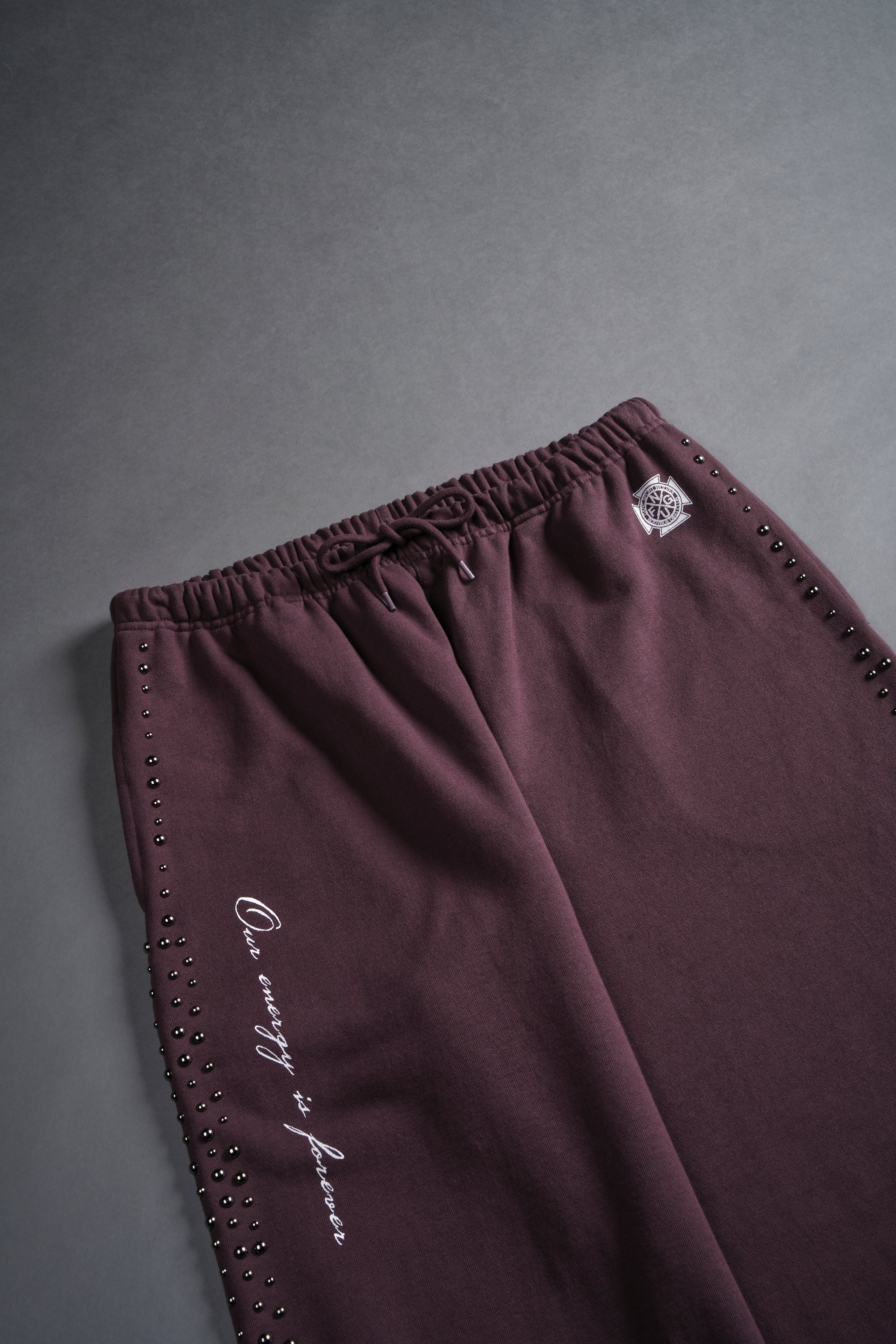 Our Energy Stud Lounger Sweat Pants in Darc Purple — imagem 5