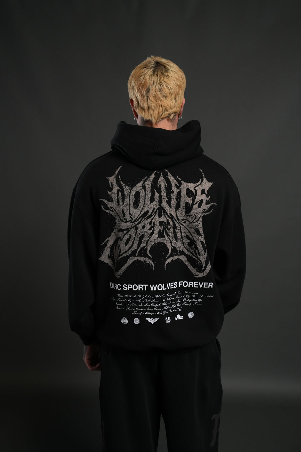 Sheer Loyalty "Pierce" Hoodie in Black — imagem 4