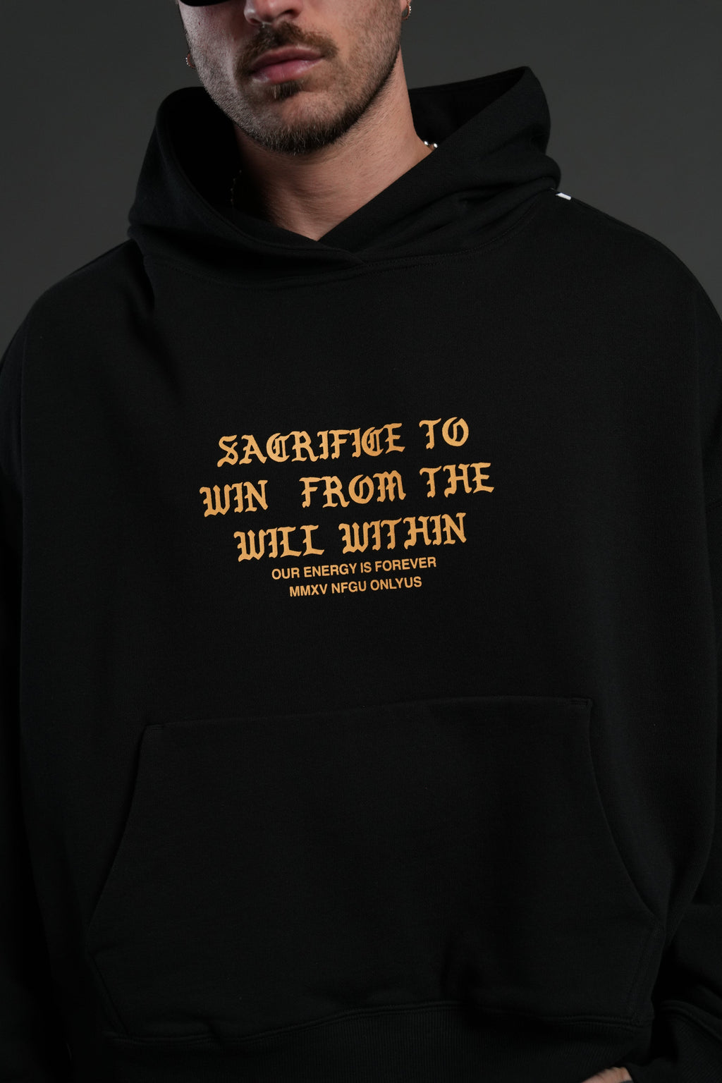 The Will Within Grunge "Gage Box Cut" Hoodie in Black — imagem 6
