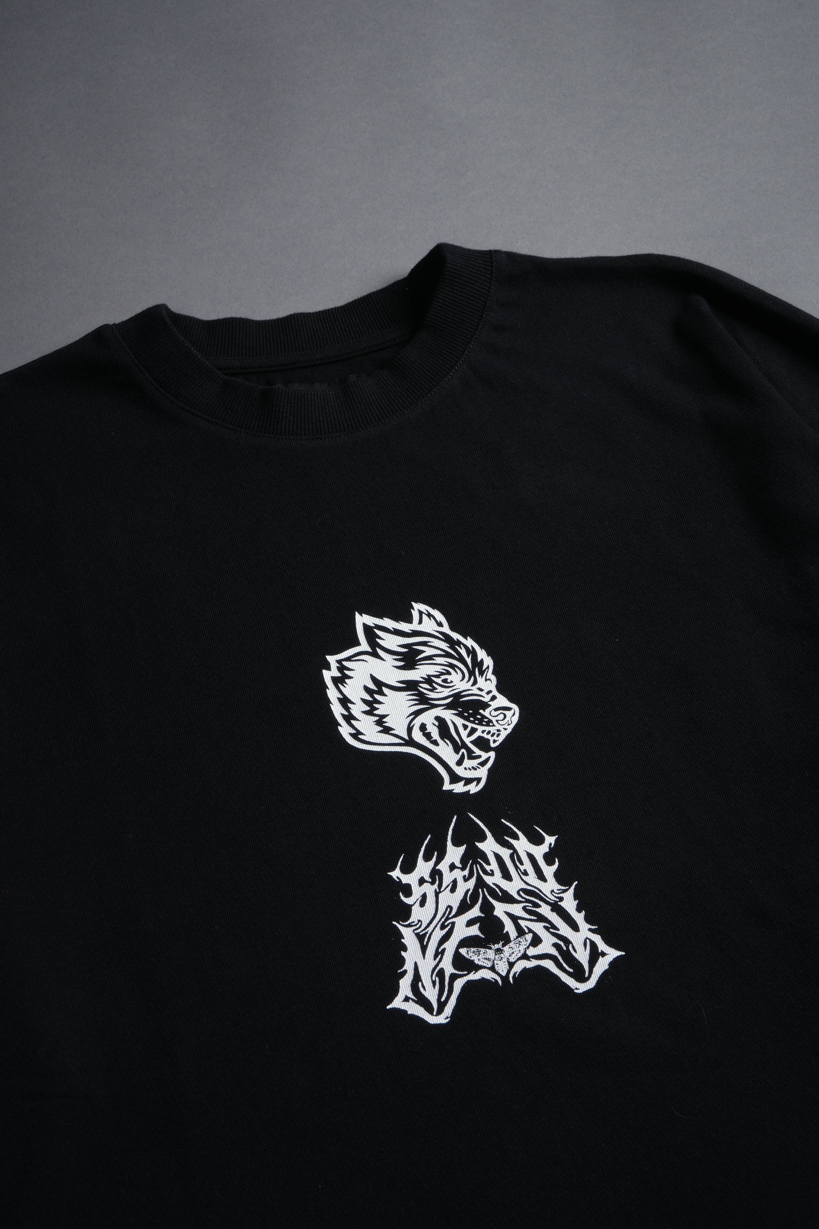 Shonen's Past "Premium" Oversized Tee in Black — imagem 7