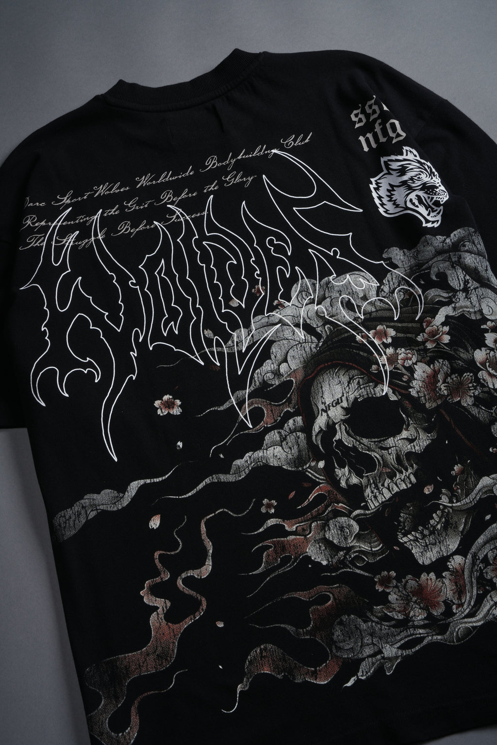 Shonen's Past "Premium" Oversized Tee in Black — imagem 8