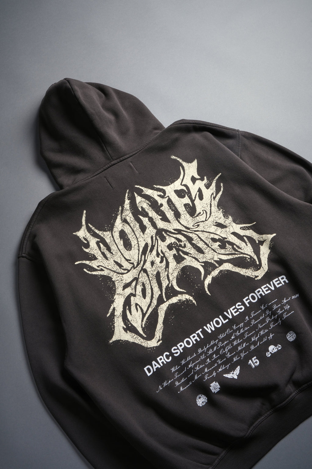 Sheer Loyalty "Pierce" Hoodie in Wolf Gray — imagem 8