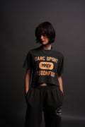 Wolves Forever "Premium" (Cropped) Tee in Wolf Gray — imagem 1
