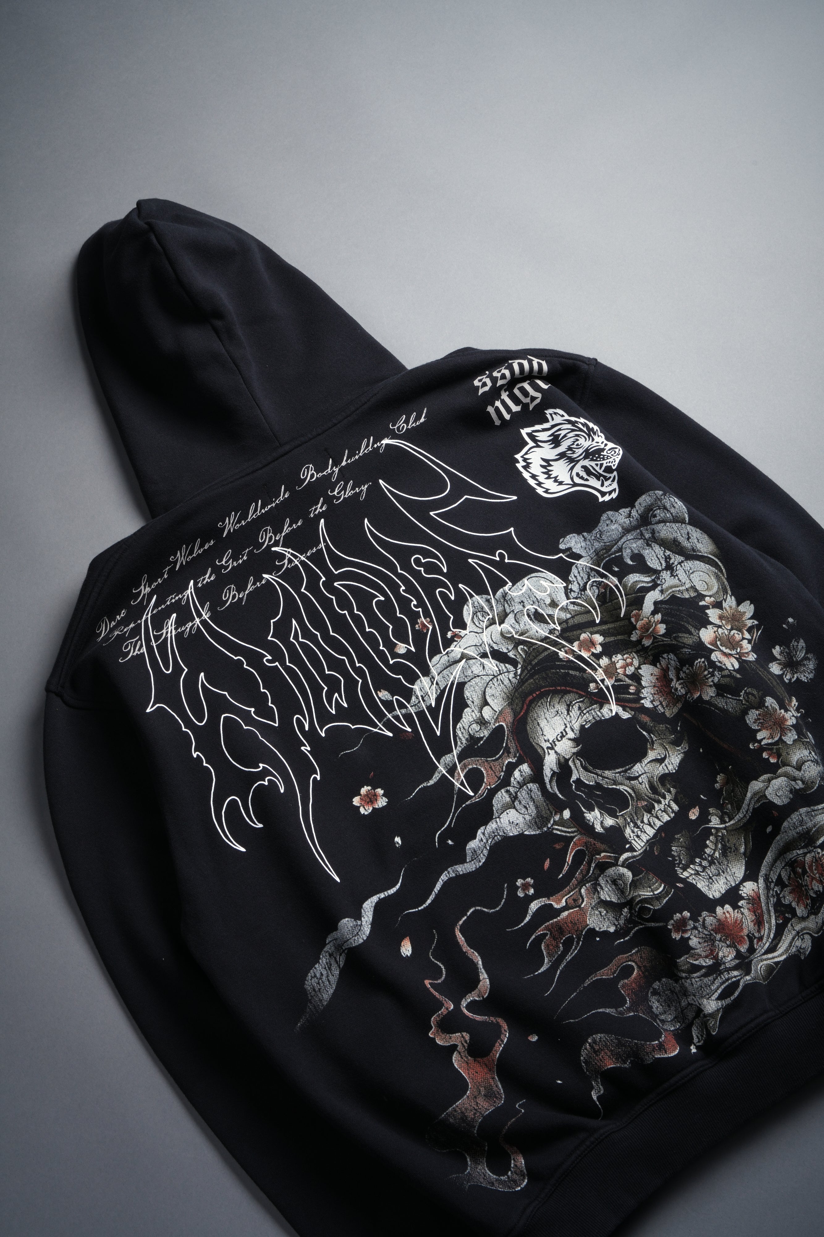 Shonen's Past "Pierce" Hoodie in Black — imagem 10