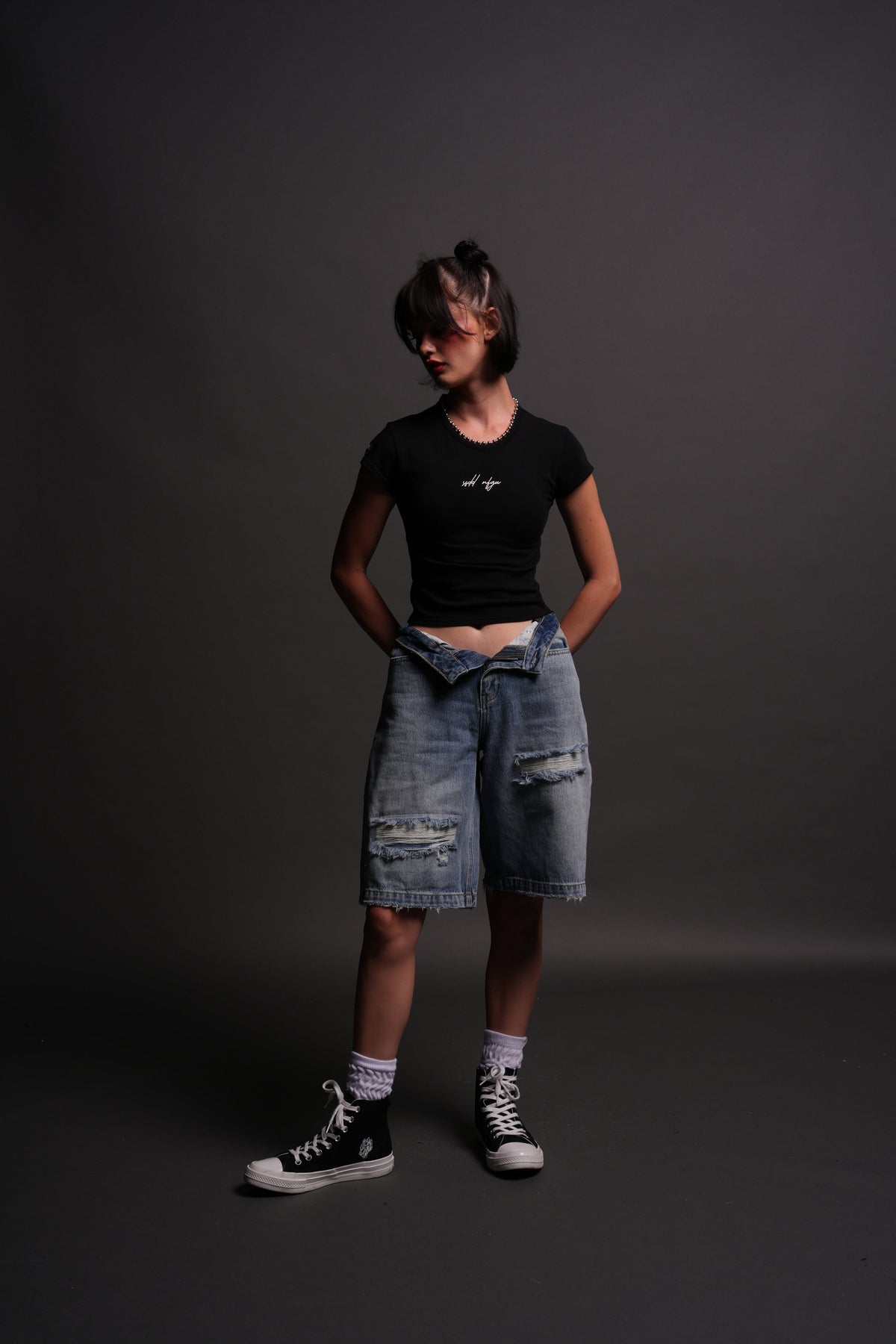 SSDD NFGU "Baby" Tee in Black - imagem 3