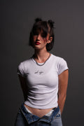 SSDD NFGU "Baby" Tee in White — imagem 1