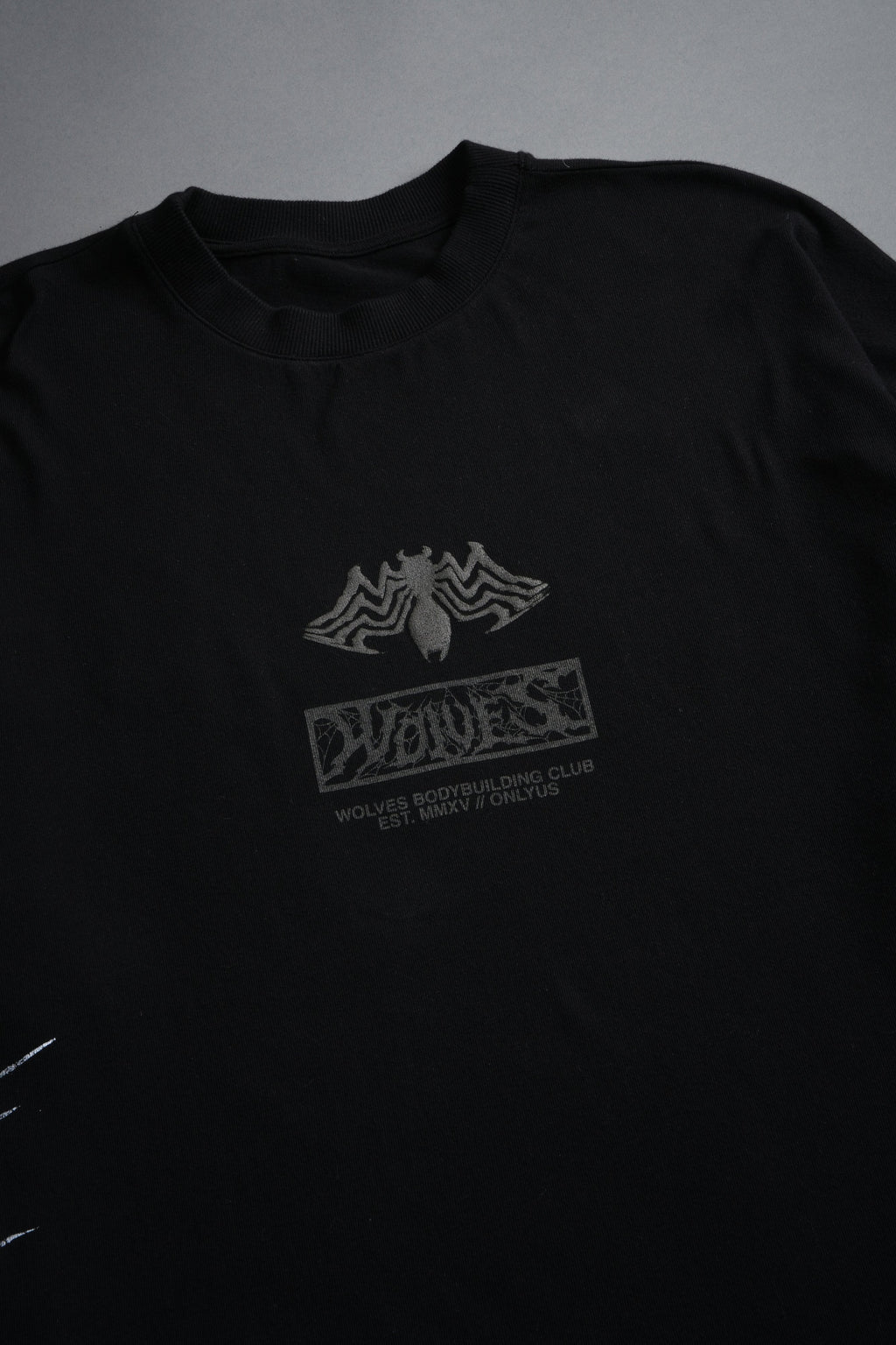 Venomous Side-By-Side Series Premium Oversized Tee in Black
