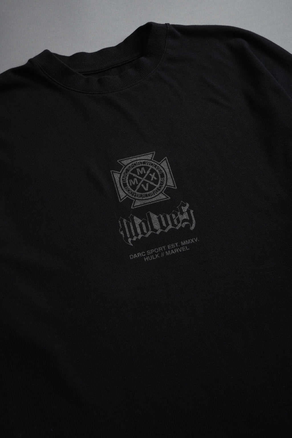 Hulk Clash Side-By-Side Series Premium Oversized Tee in Black