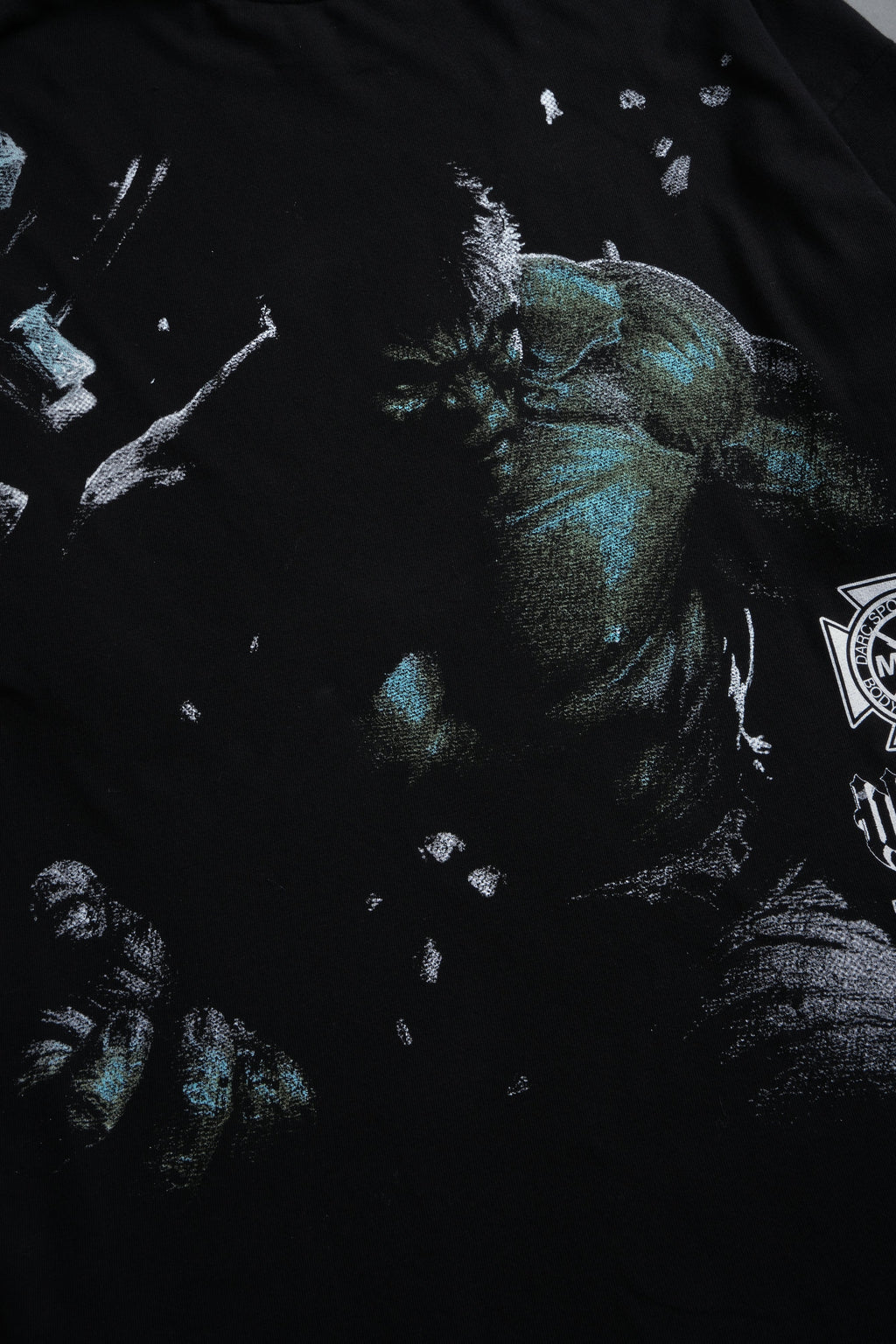 Hulk Clash Side-By-Side Series Premium Oversized Tee in Black