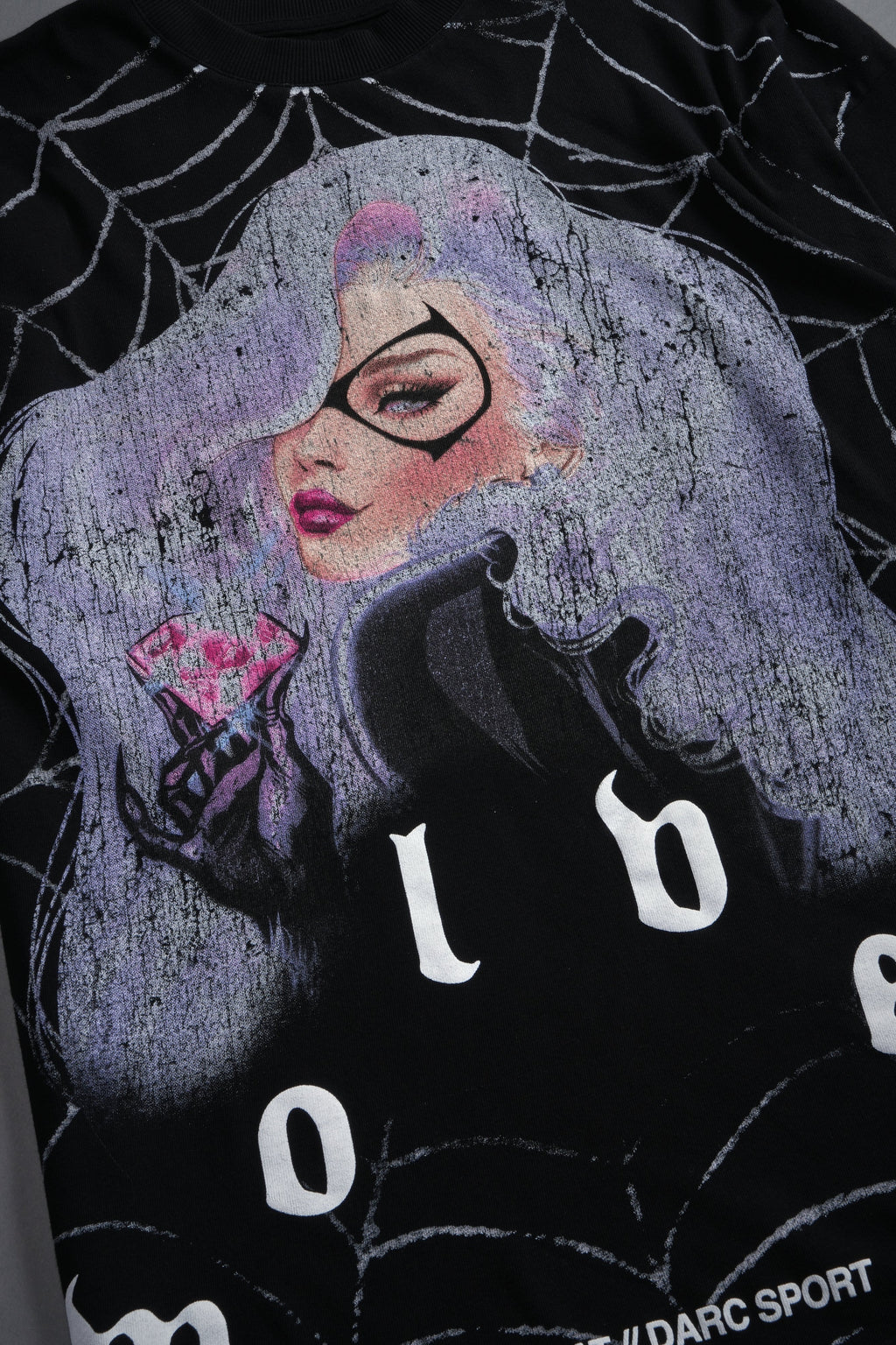 Cat Got Your Tongue Premium Oversized Tee in Black