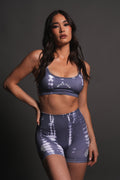 Dual Wolf Everson Seamless "Sierra" Shorts in Norse Blue Serpent — imagem 1