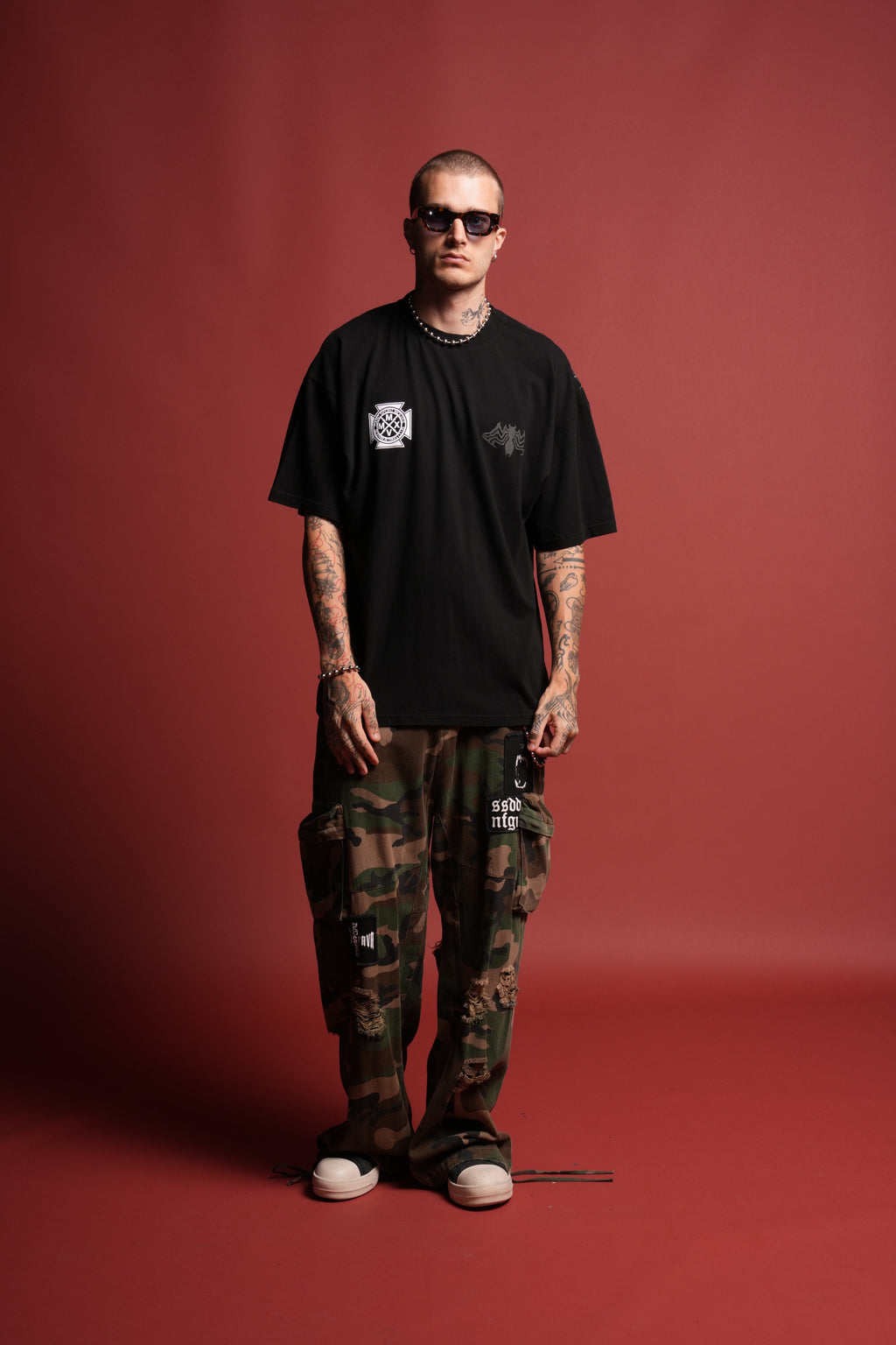 Venom Core Premium Oversized Tee in Black
