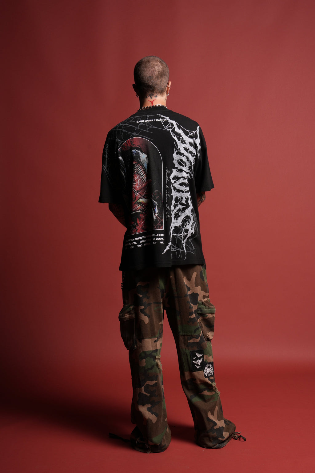 Venom Core Premium Oversized Tee in Black