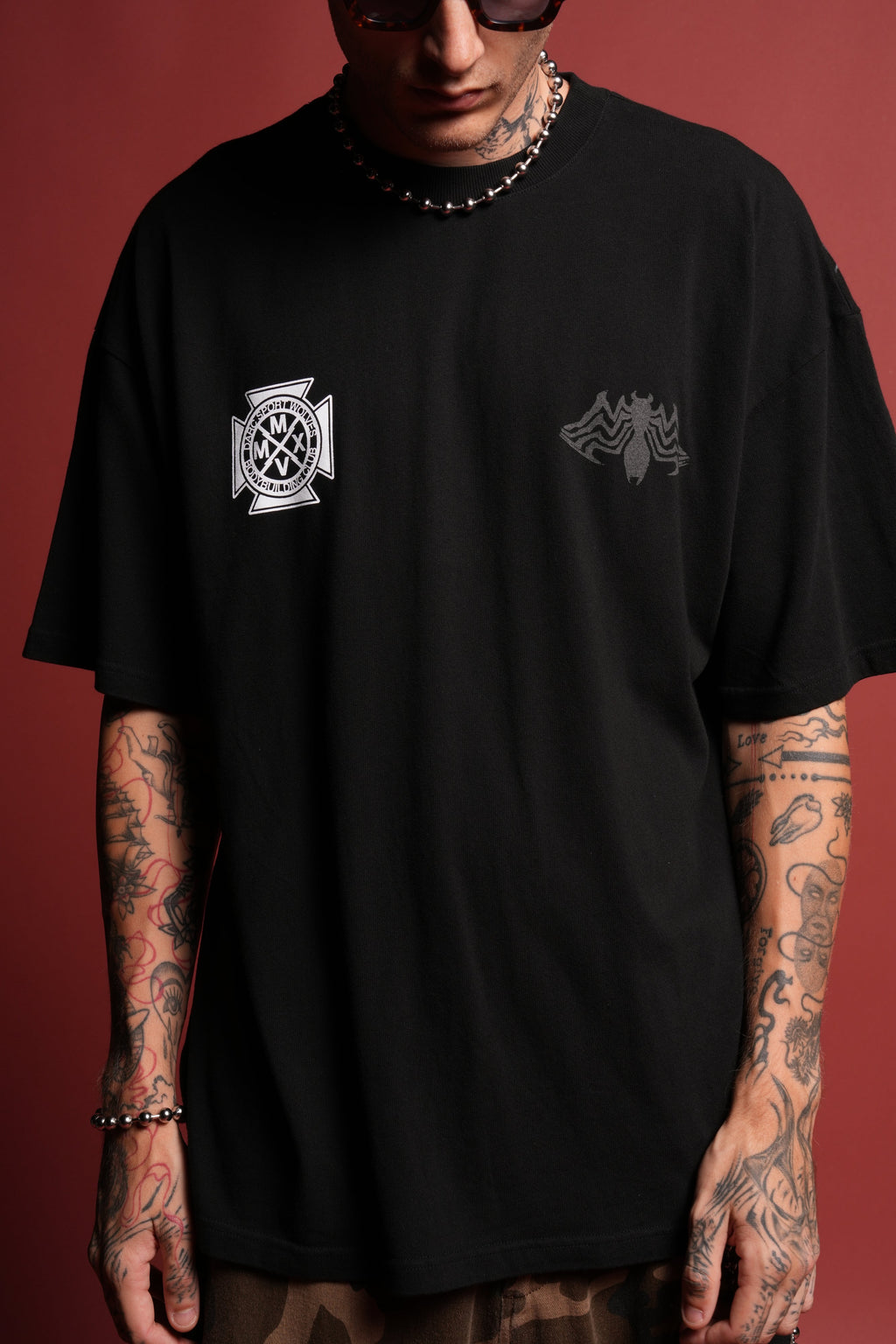 Venom Core Premium Oversized Tee in Black