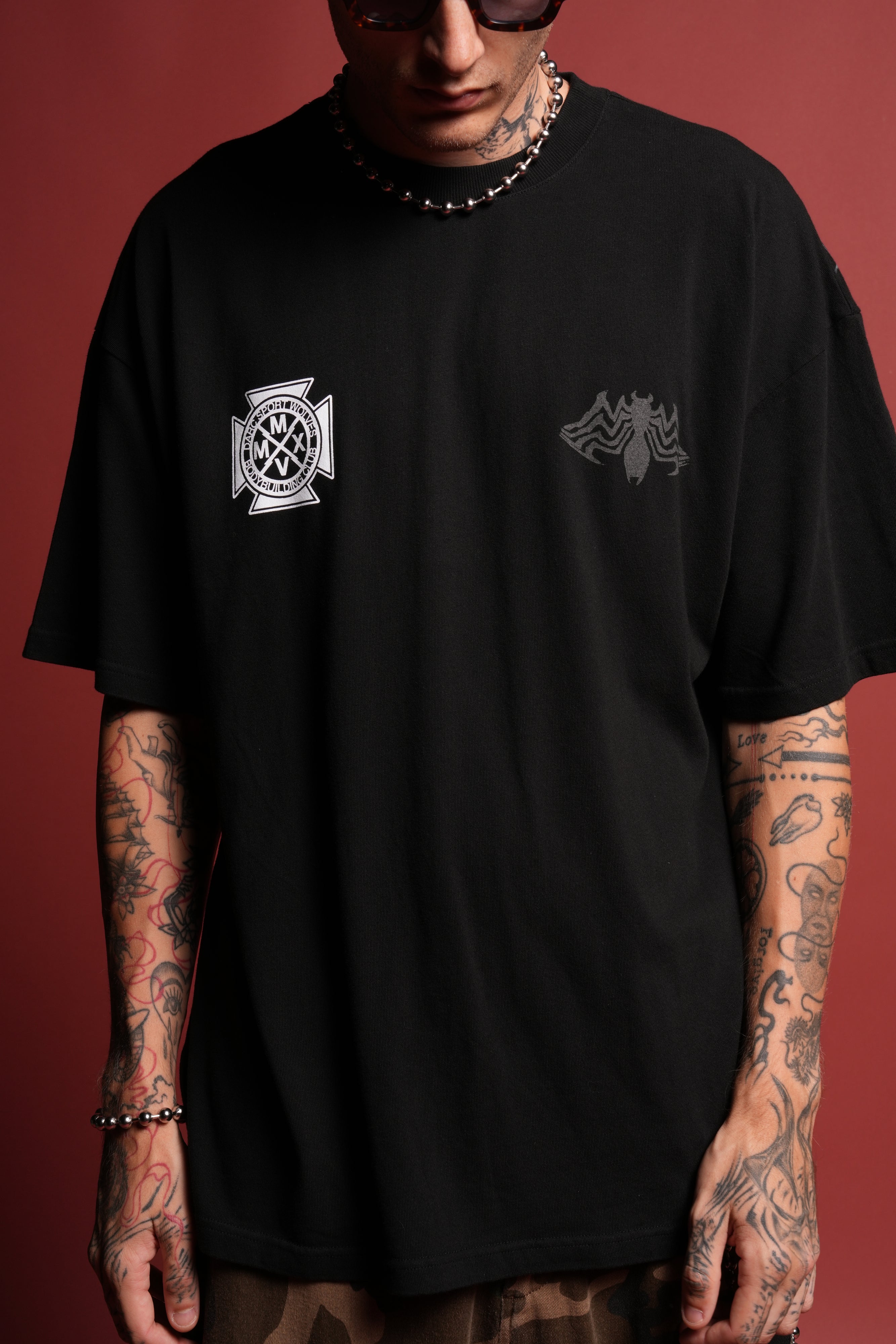 Venom Core Premium Oversized Tee in Black