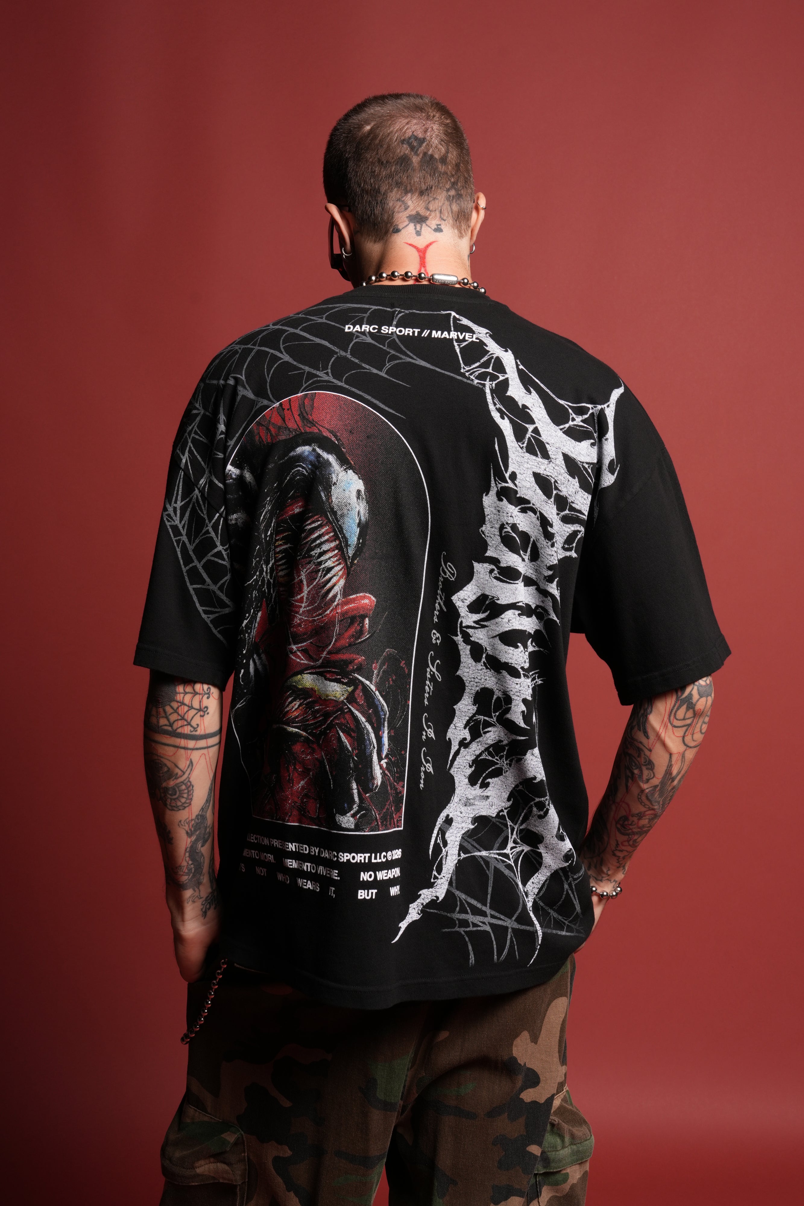Venom Core Premium Oversized Tee in Black
