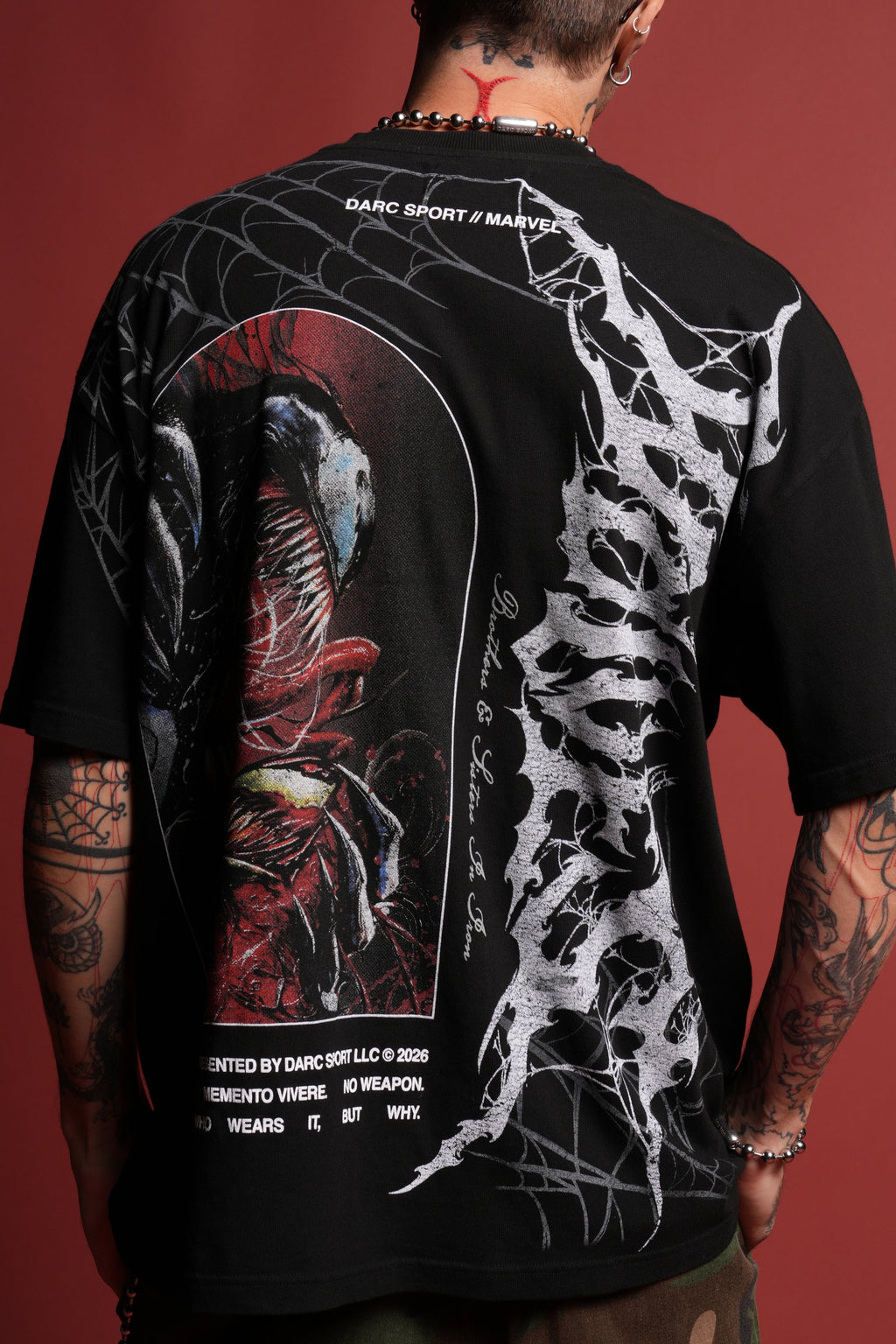 Venom Core Premium Oversized Tee in Black