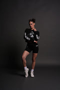 Fighter "Premium" (Cropped) L/S Tee in Black - imagem 1