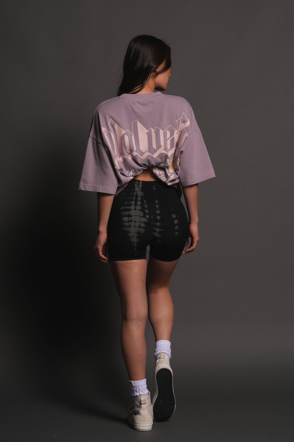 Free Will V2 Premium Oversized Tee in Purple Smoke — imagem 12
