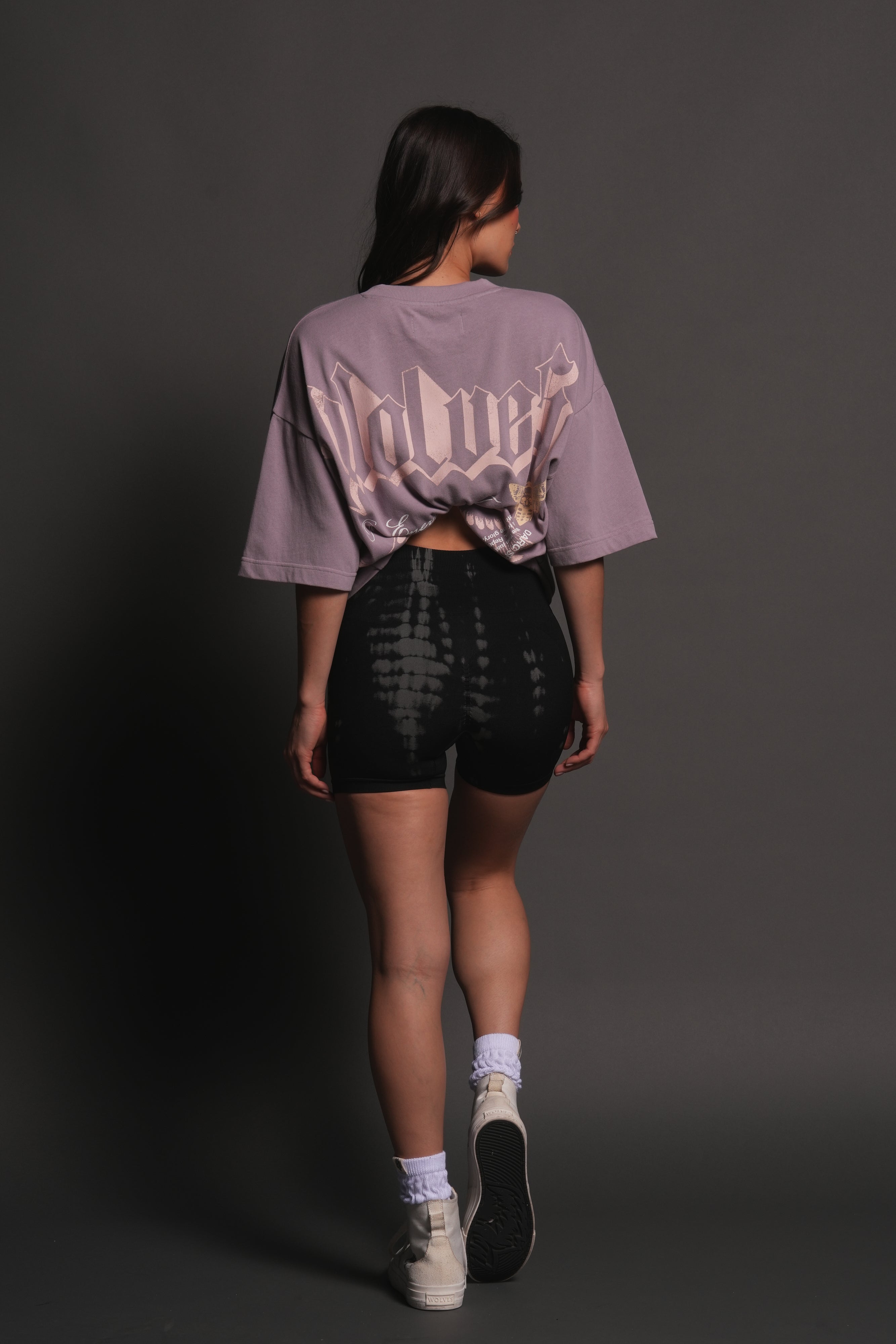 Free Will V2 Premium Oversized Tee in Purple Smoke — imagem 12