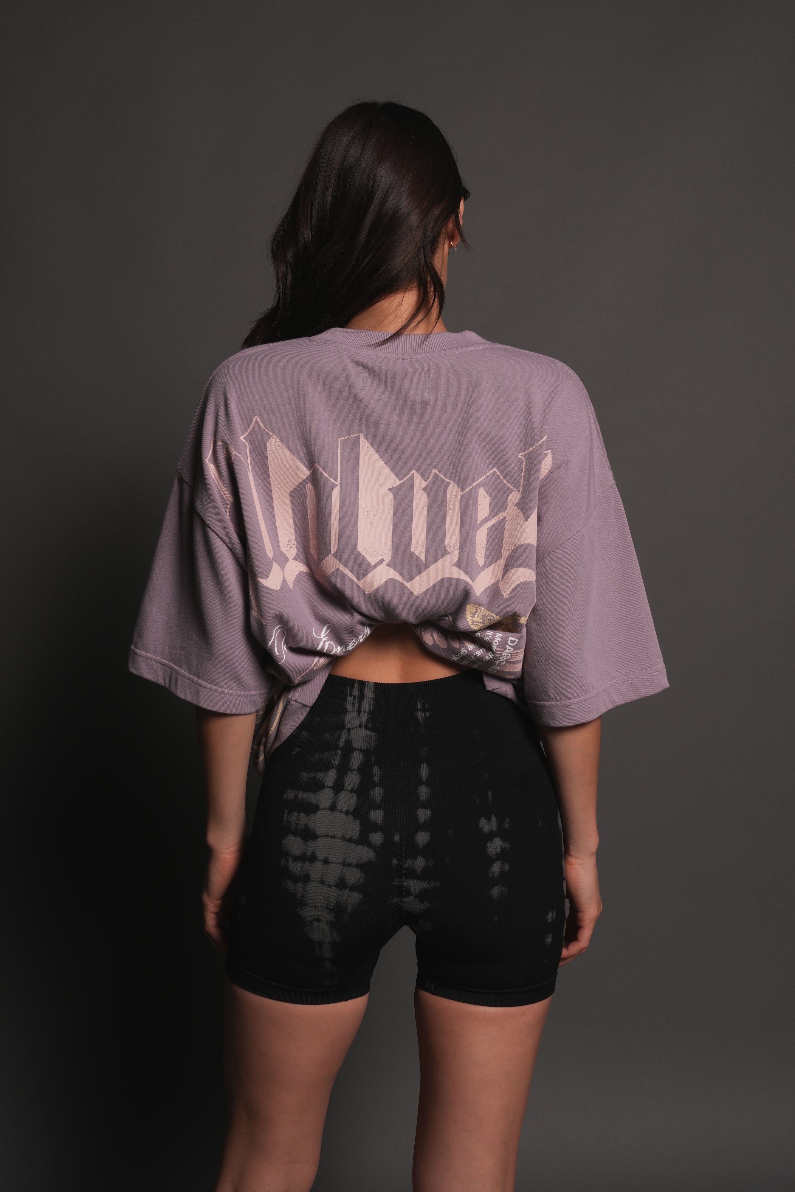 Free Will V2 Premium Oversized Tee in Purple Smoke — imagem 10