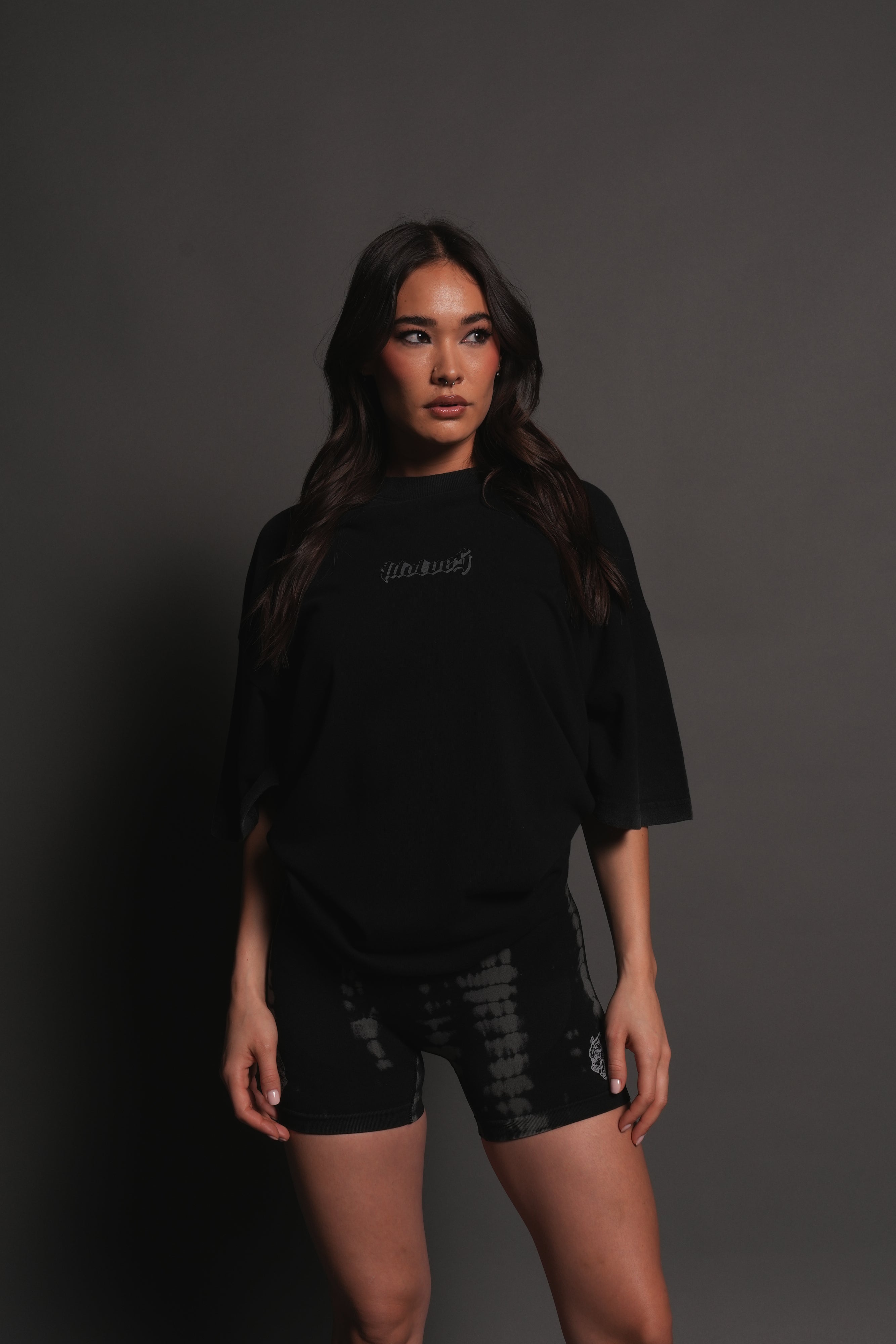 Ssddnfgu Hesh Premium Oversized Tee in Black — imagem 8