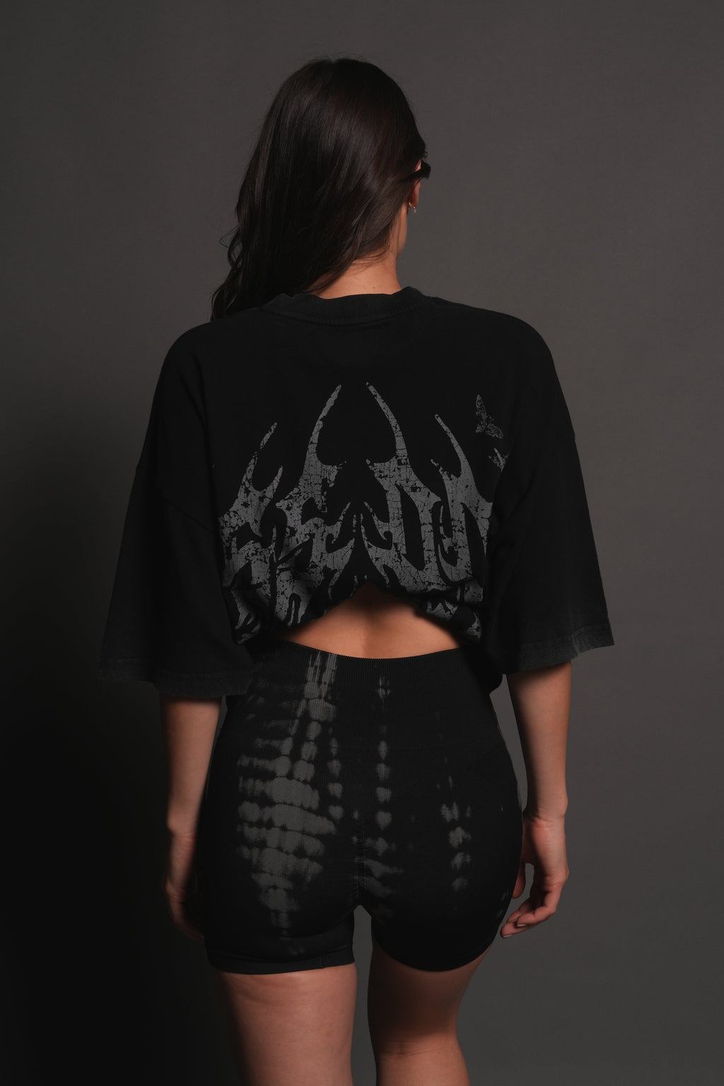 Ssddnfgu Hesh Premium Oversized Tee in Black — imagem 9