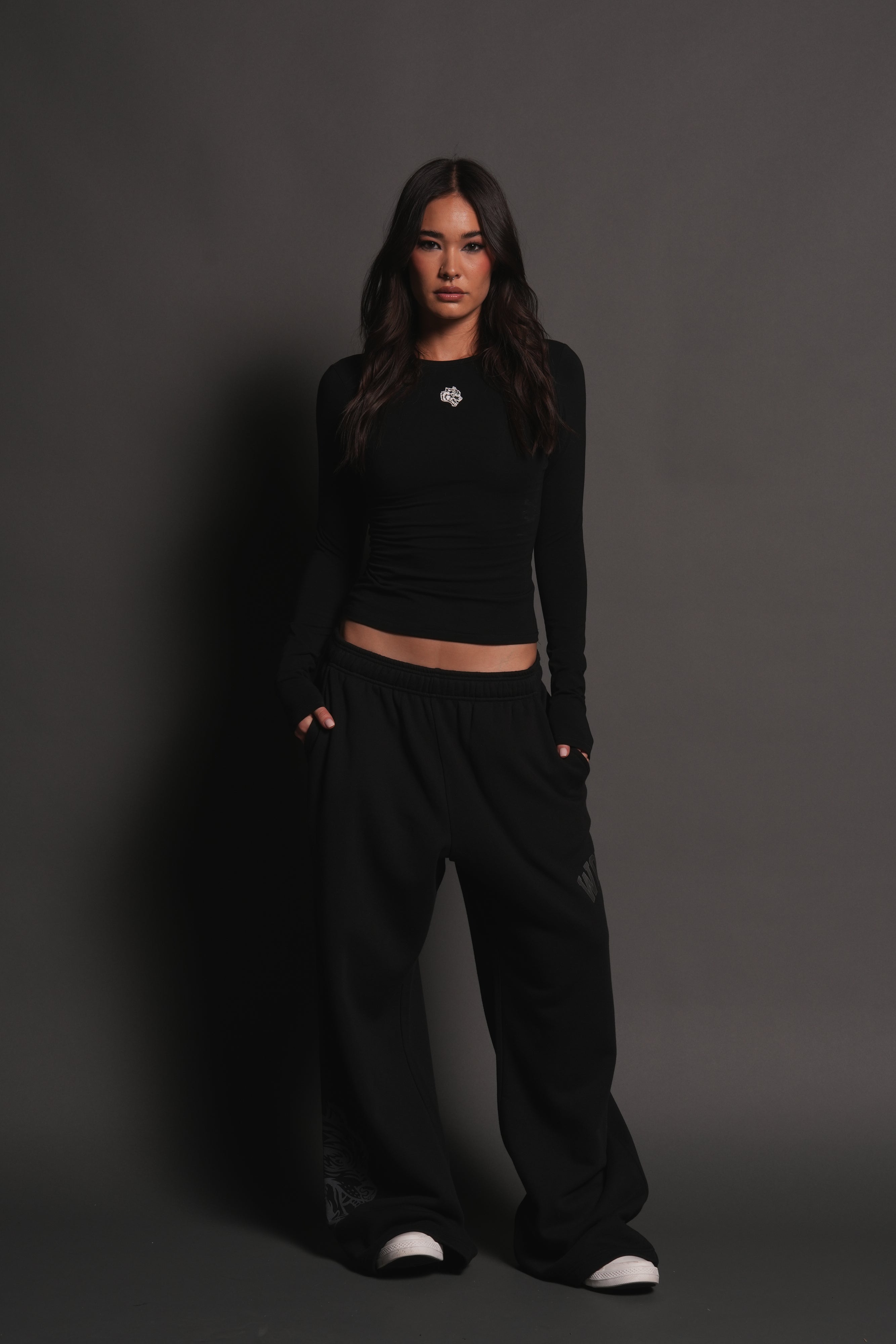 Loyalty Frvr Lennox Sweat Pants in Black — imagem 7