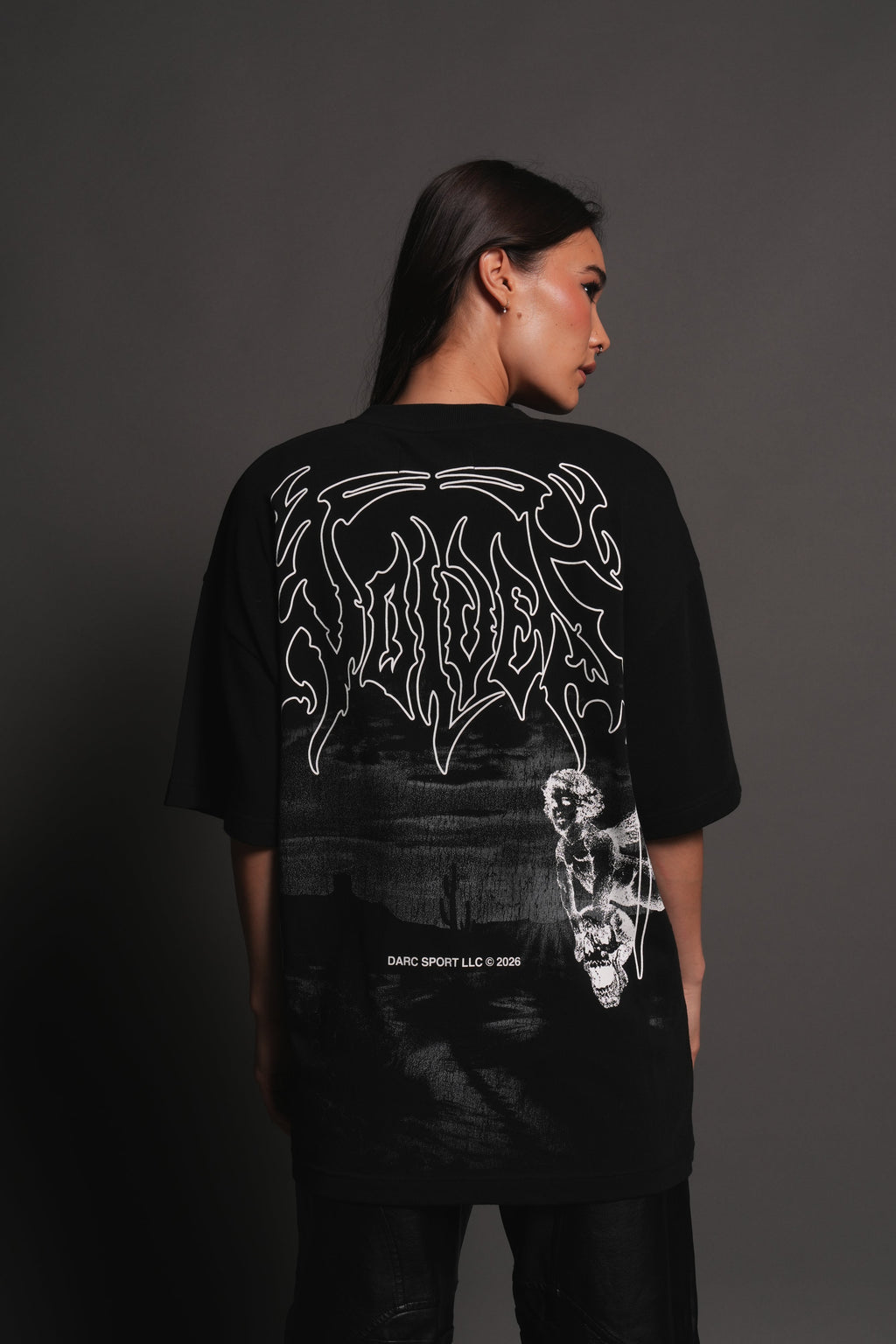 Our Journey Premium Oversized Tee in Black — imagem 10