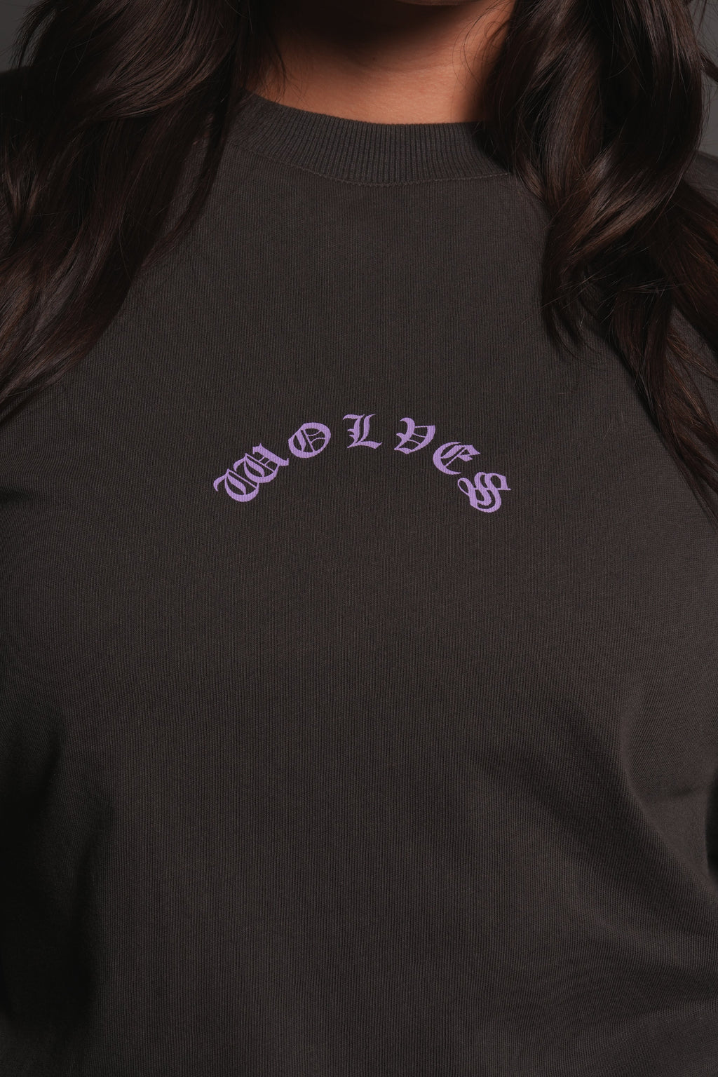 Wolves Never Back Down V2 Premium Oversized Tee in Wolf Gray — imagem 13