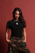 Sheshiko Web Timeless Tee in Black - imagem 1