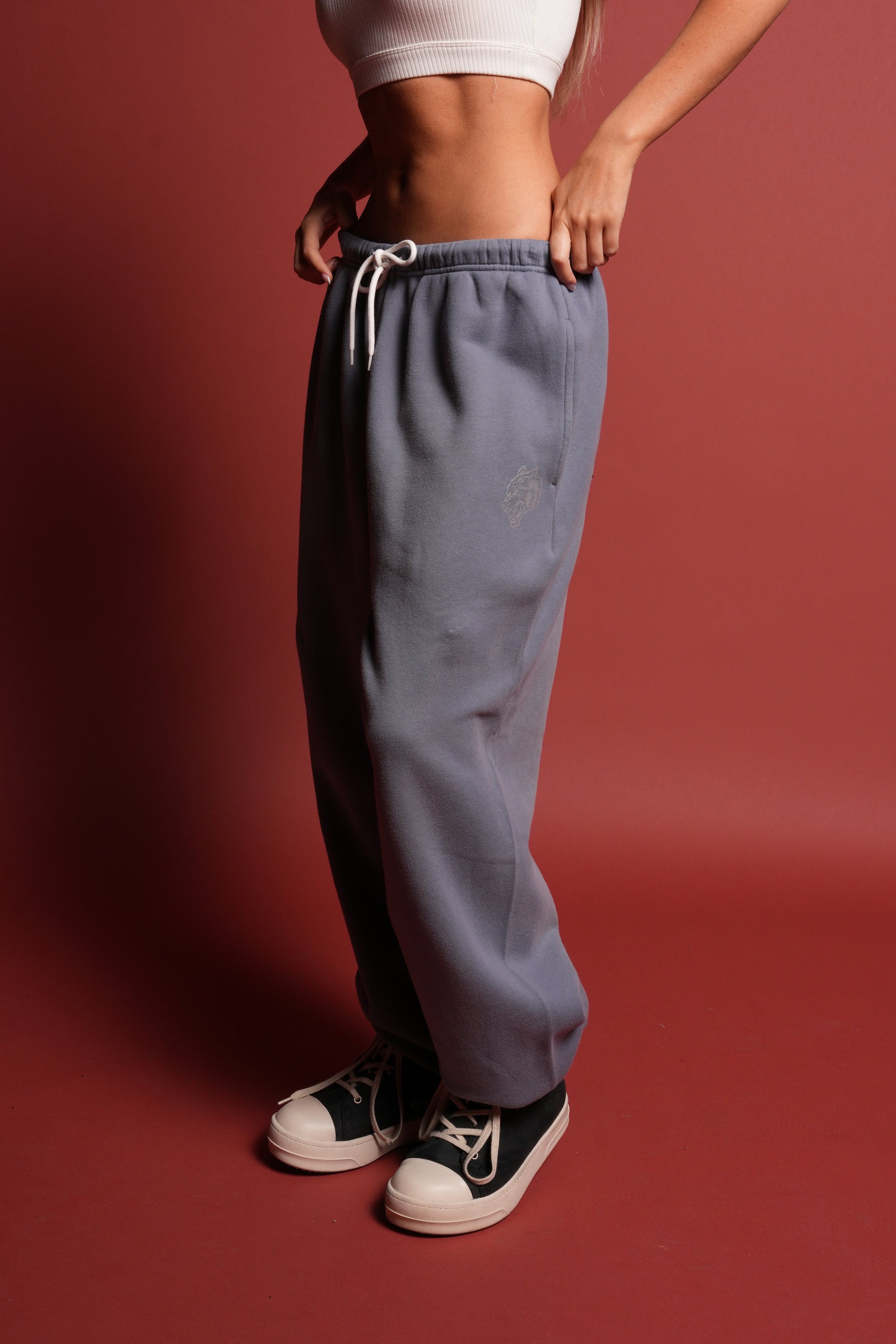Stone Pyramid Lightweight Lounger Sweat Pants in Norse Blue Sun Fade