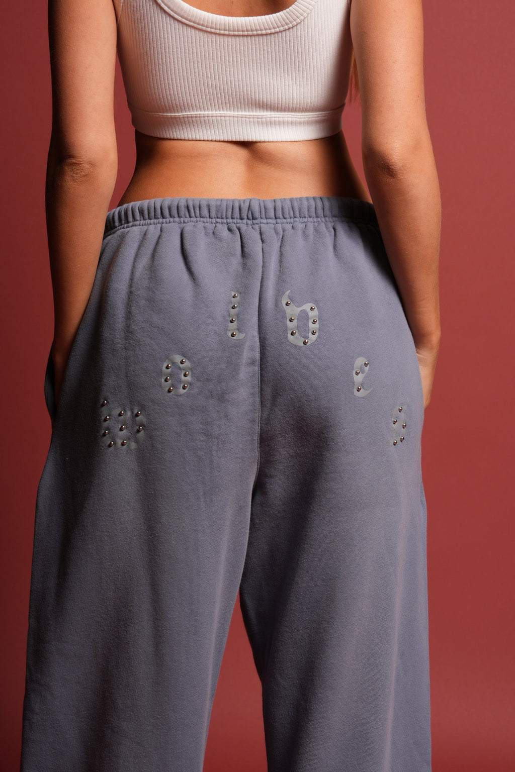 Stone Pyramid Lightweight Lounger Sweat Pants in Norse Blue Sun Fade