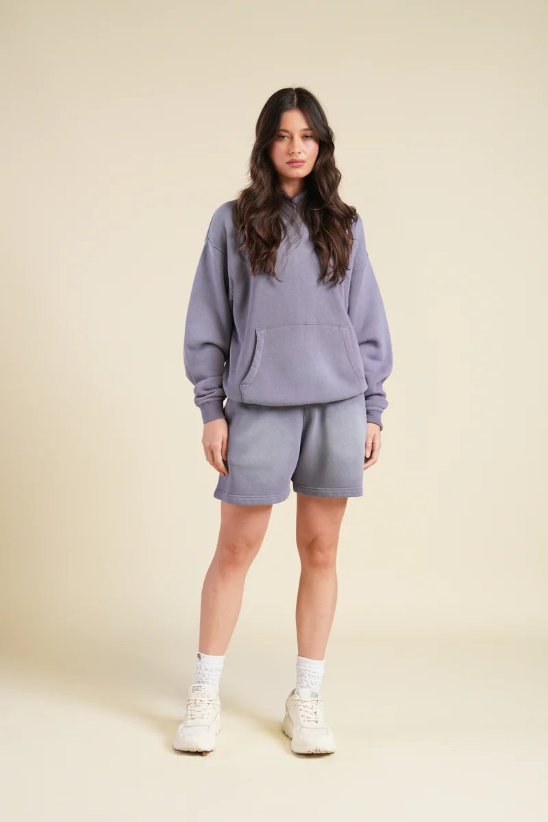 BACK CURSIVE WOLVES "PIERCE" HOODIE