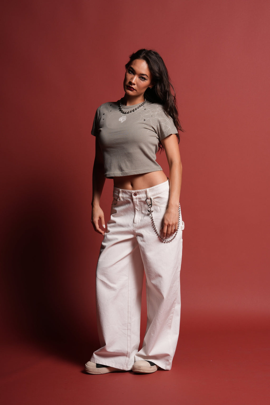 Sheshiko Web Timeless Tee in Owen Green - imagem 3