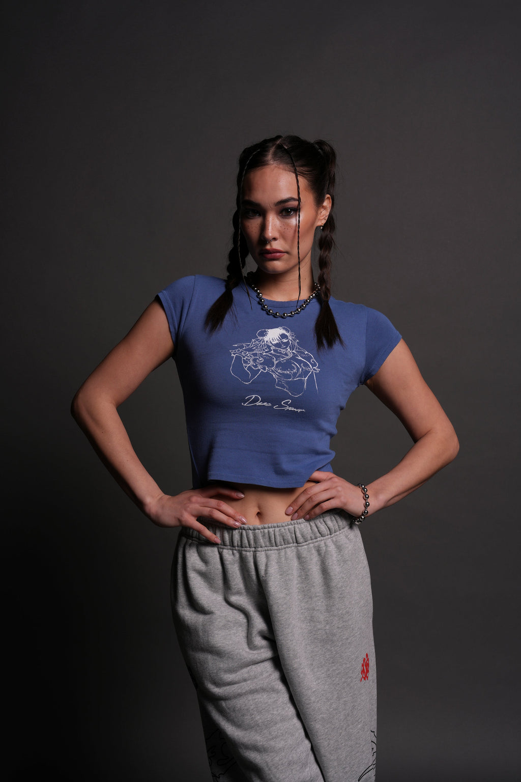 No Match "Baby" Tee in LA Blue - imagem 3