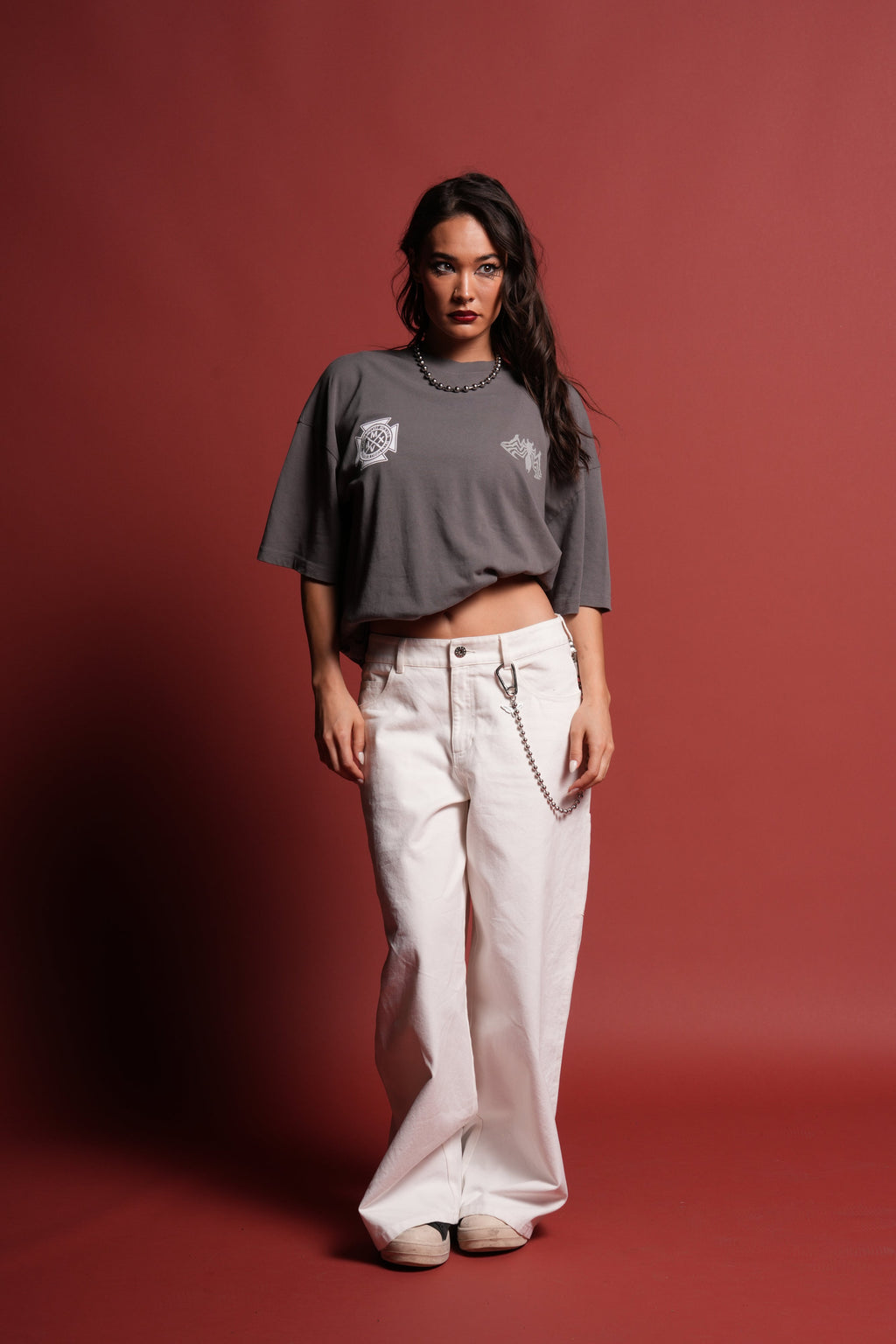Venom Core Premium Oversized Tee in Slate Gray