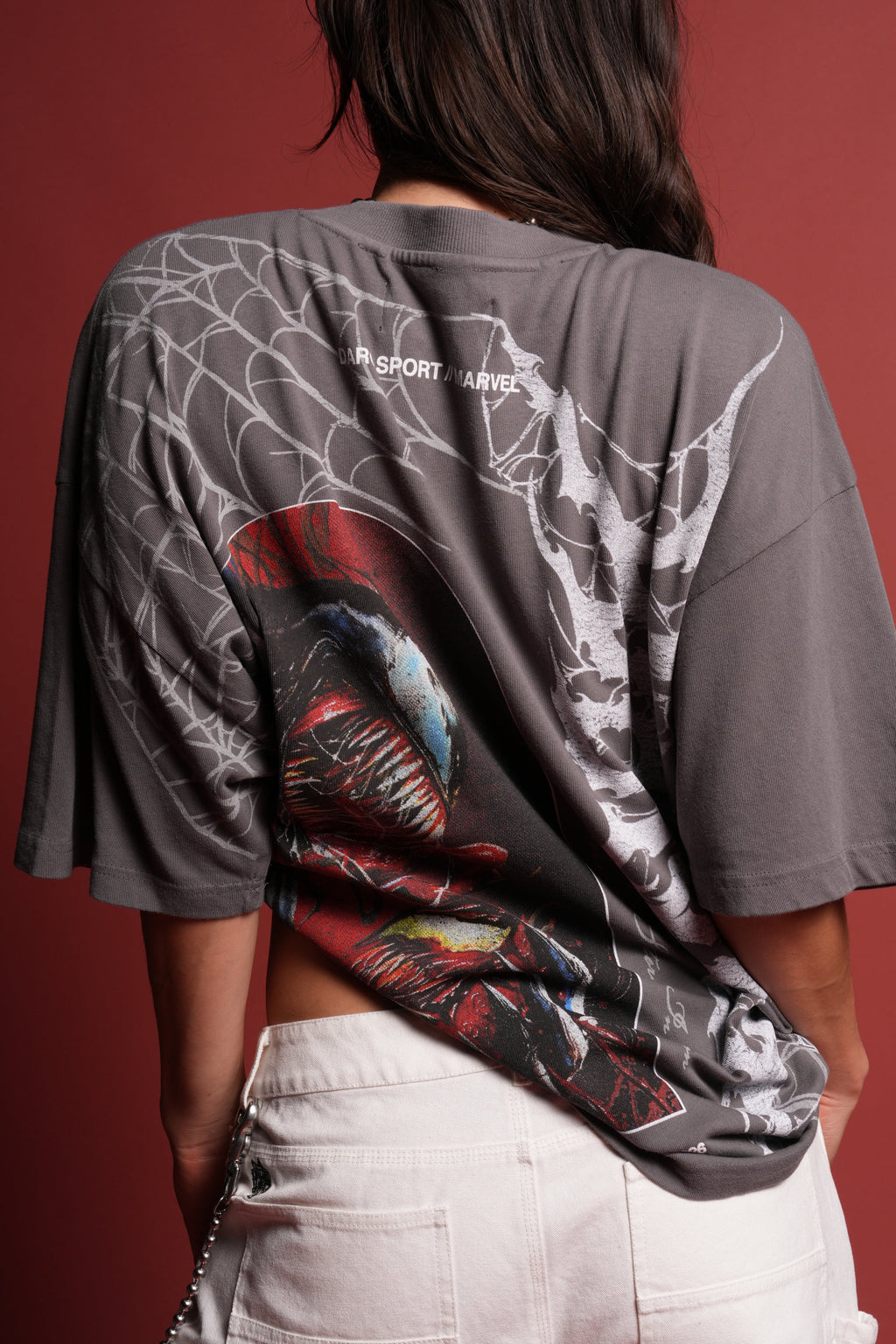 Venom Core Premium Oversized Tee in Slate Gray