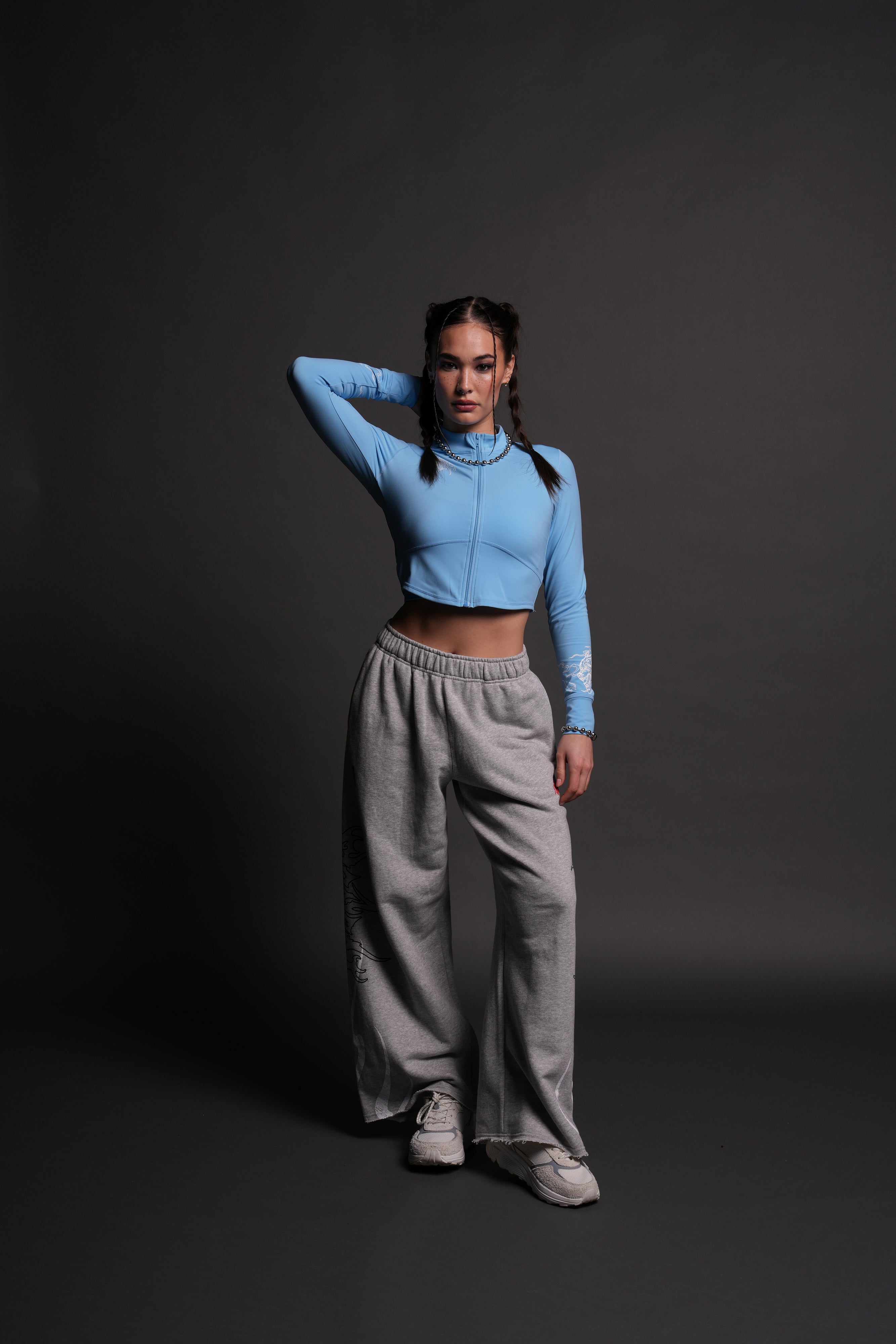 Eternal Flame "Kelz" Energy Zip Up in Blue Crane — imagem 5