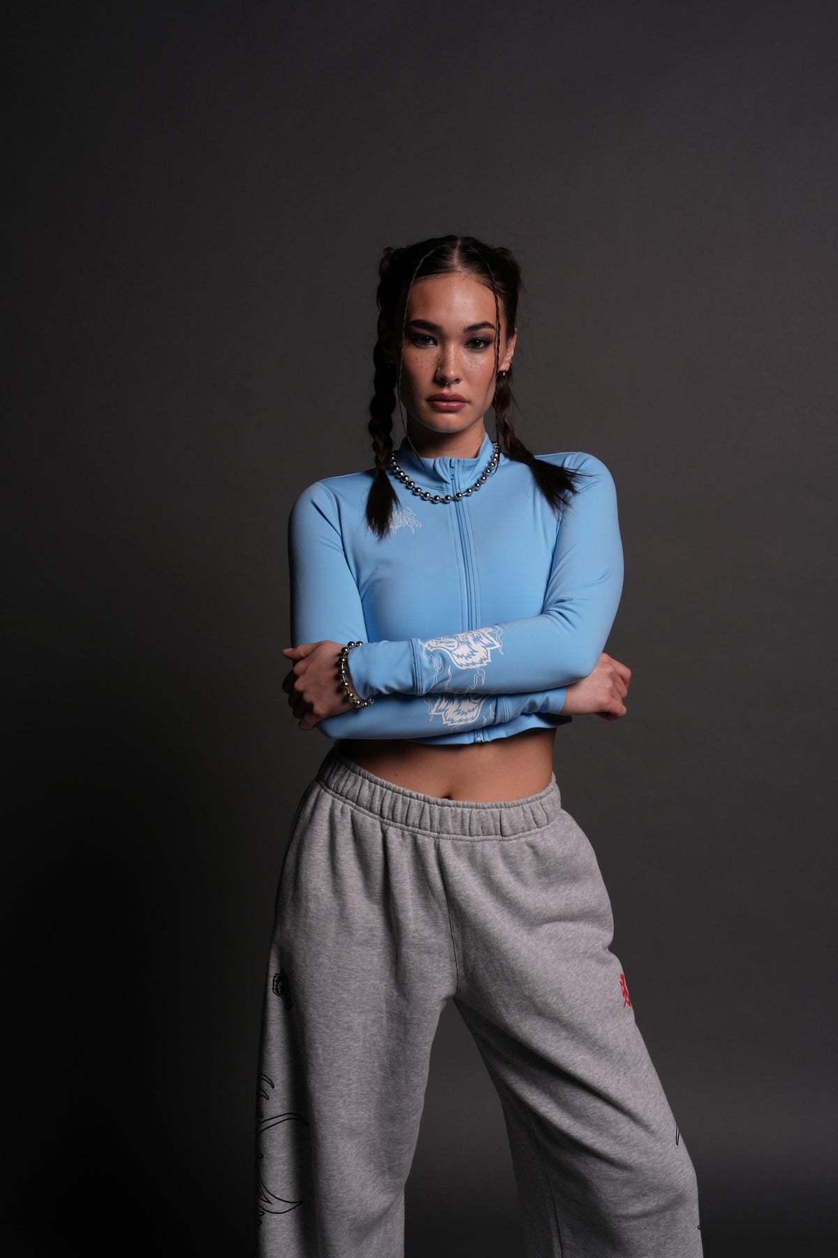 Eternal Flame "Kelz" Energy Zip Up in Blue Crane - imagem 6