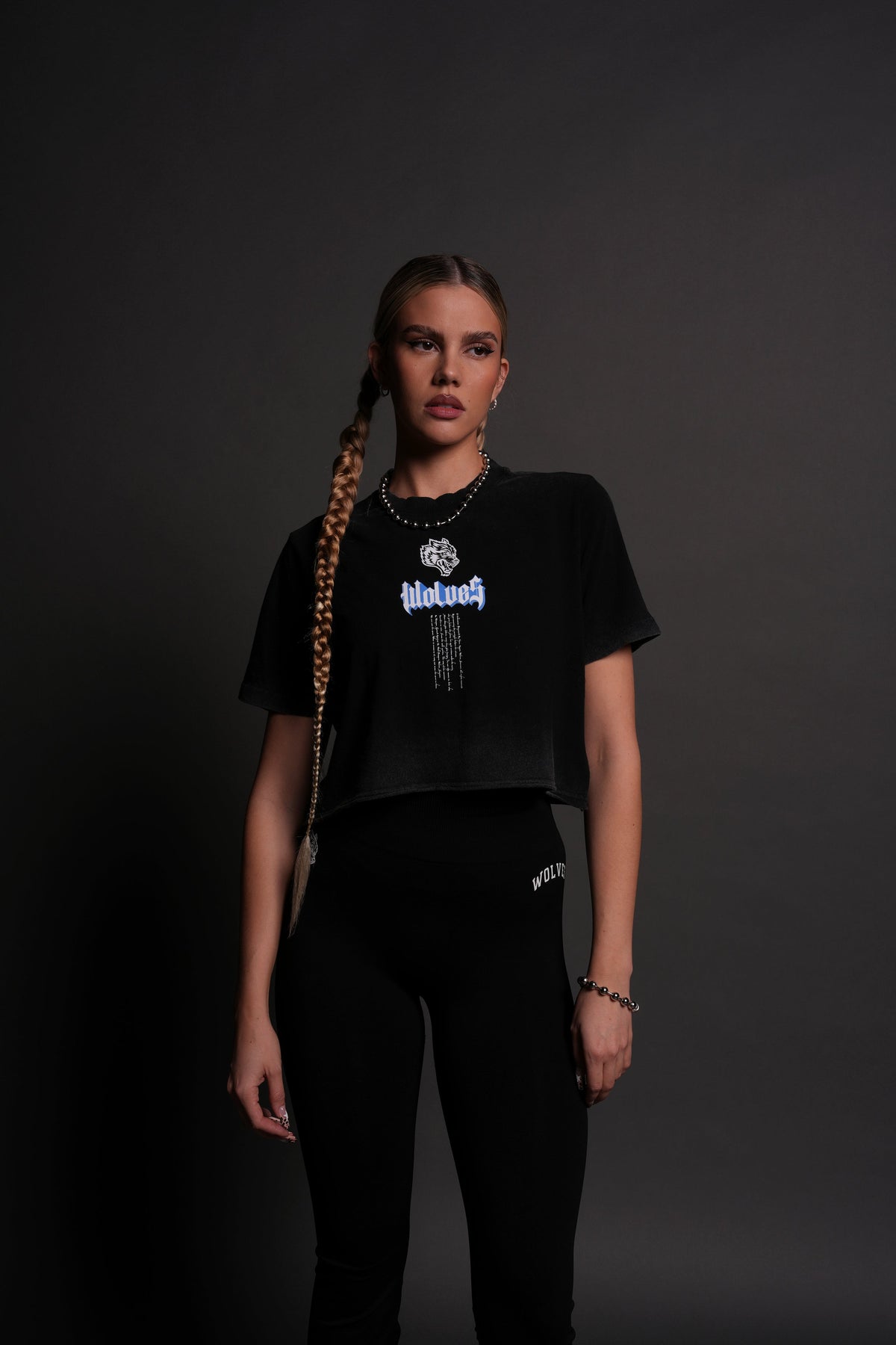 Kikoken Forever "Premium" (Cropped) Tee in Black - imagem 11