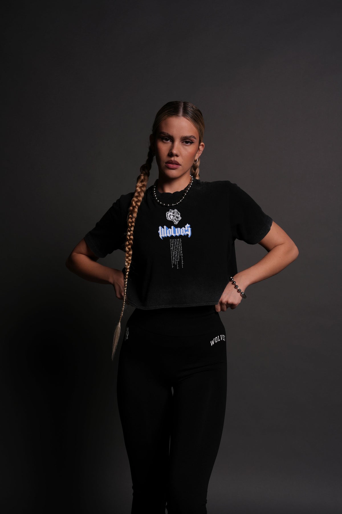 Kikoken Forever "Premium" (Cropped) Tee in Black - imagem 2