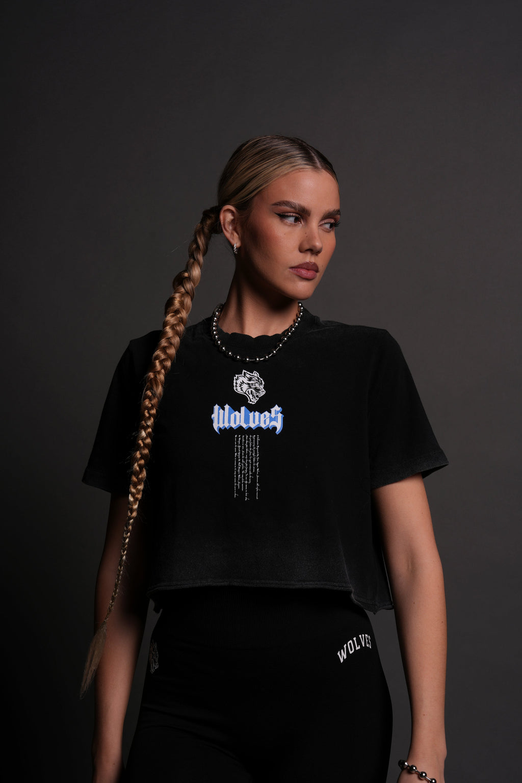 Kikoken Forever "Premium" (Cropped) Tee in Black - imagem 12