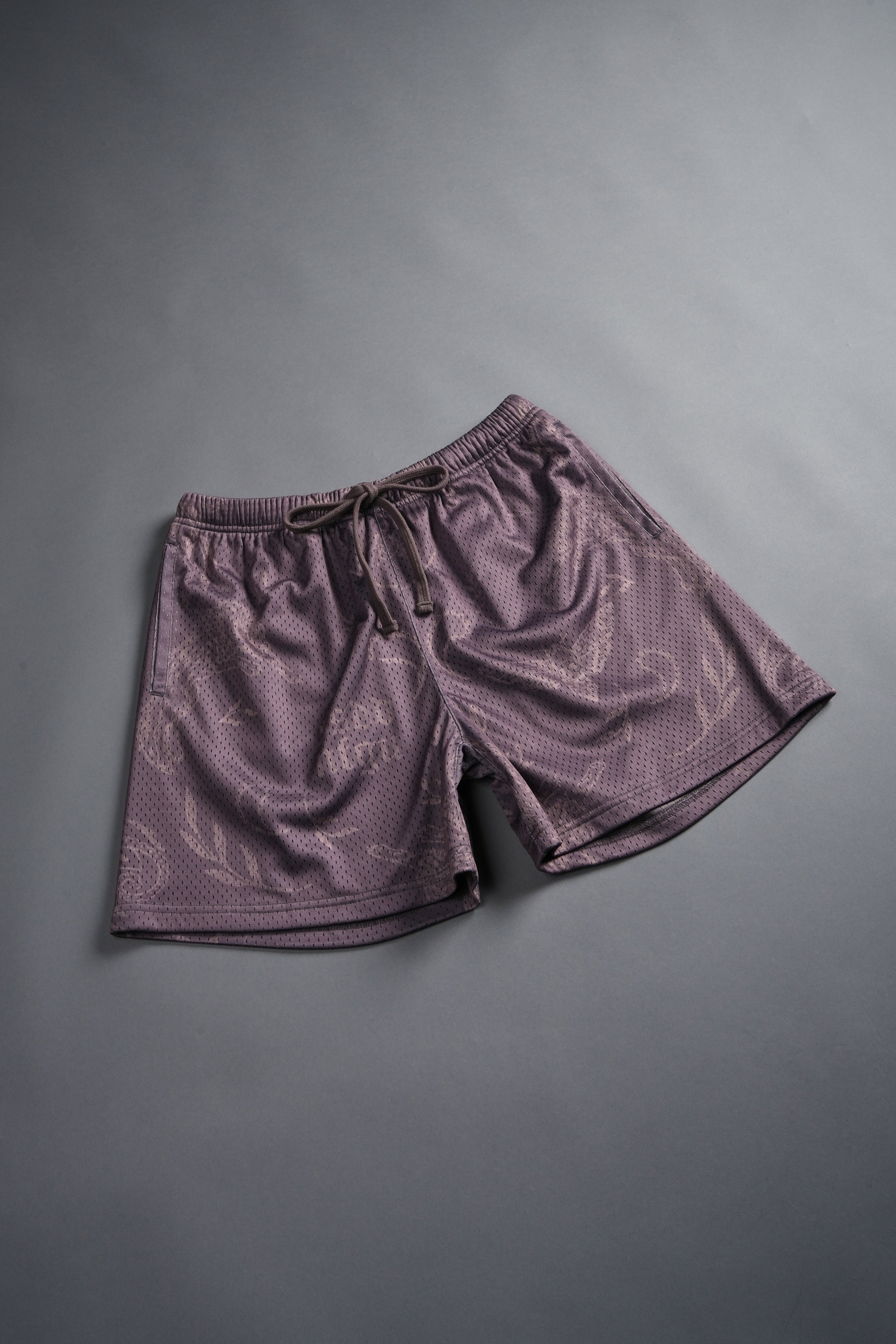 Just Look Up Mesh Shorts in Mauve — imagem 3