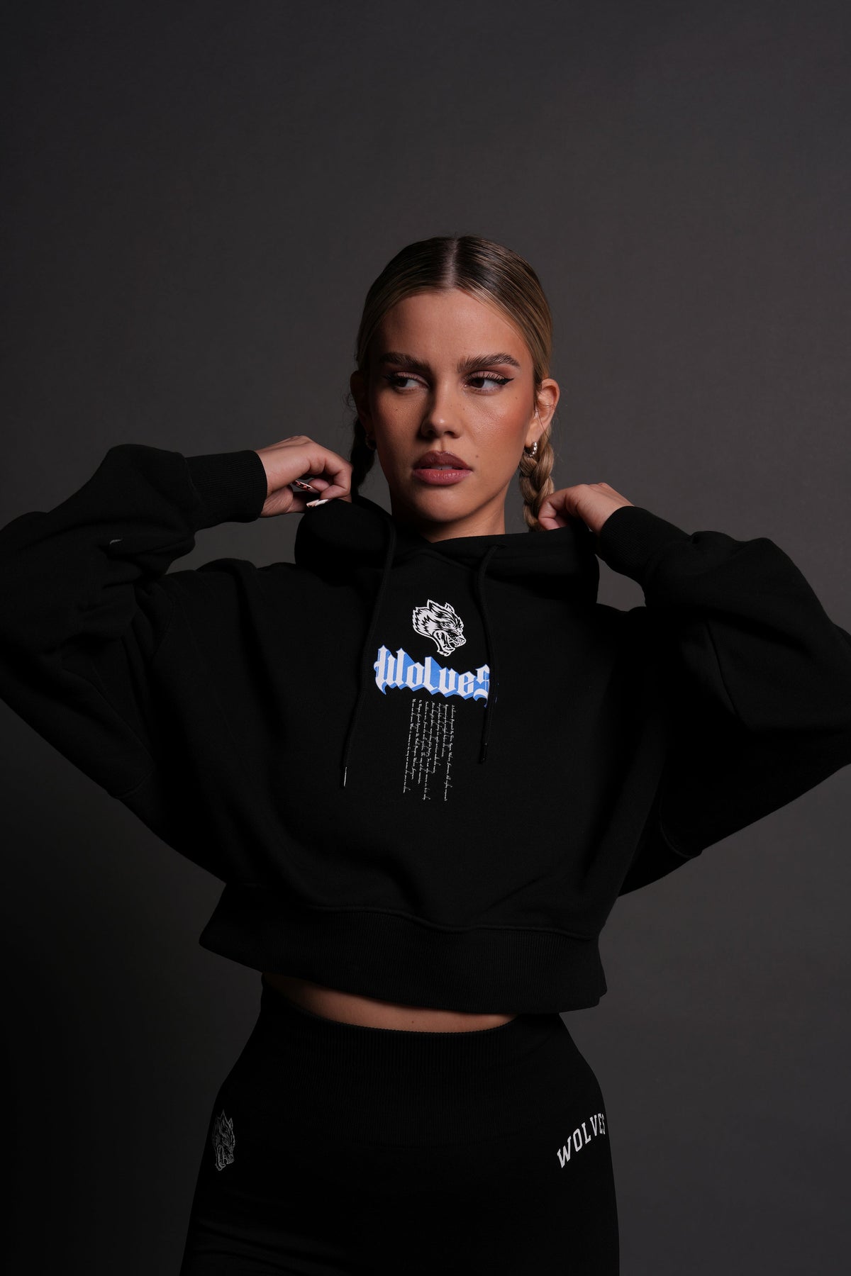 Kikoken Forever "Ava" Hoodie in Black - imagem 1