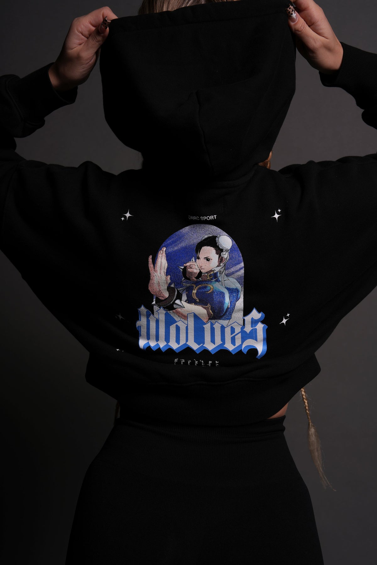 Kikoken Forever "Ava" Hoodie in Black - imagem 6