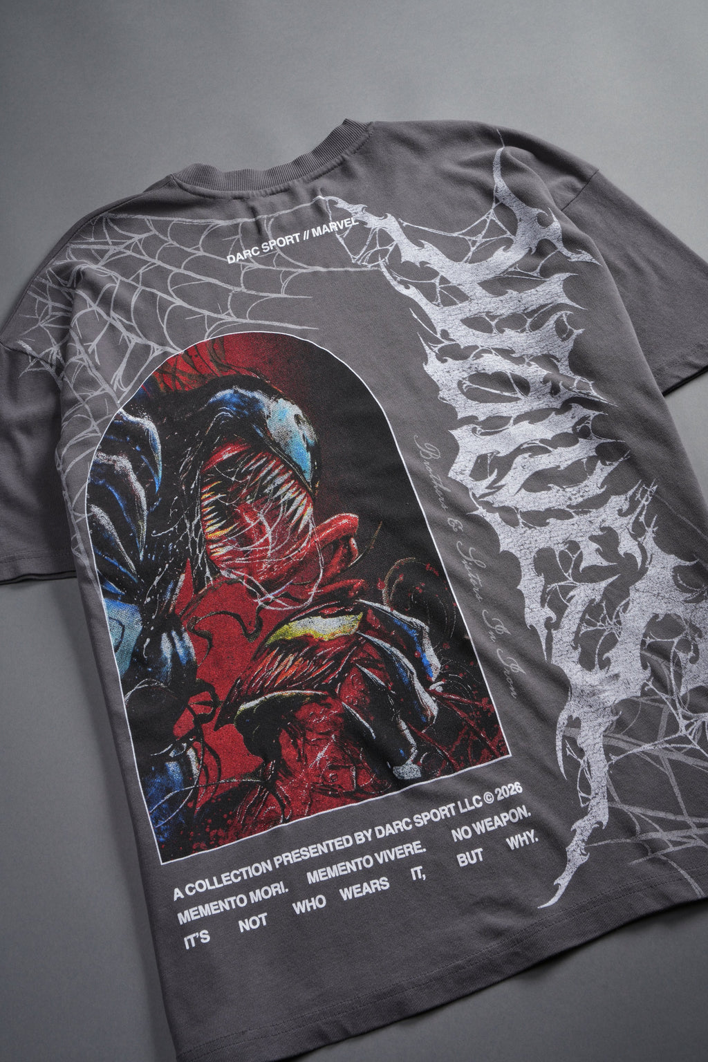 Venom Core Premium Oversized Tee in Slate Gray