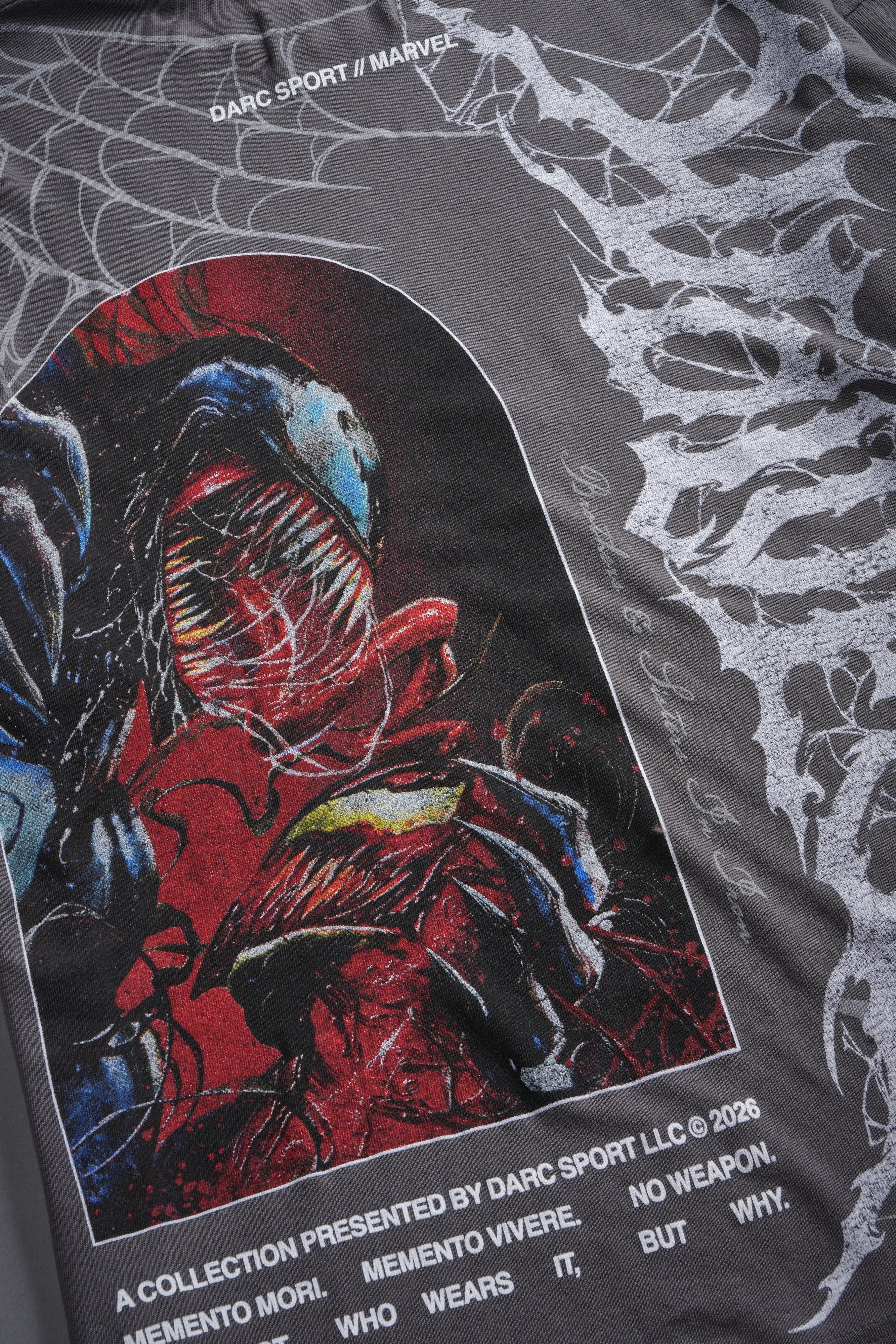 Venom Core Premium Oversized Tee in Slate Gray