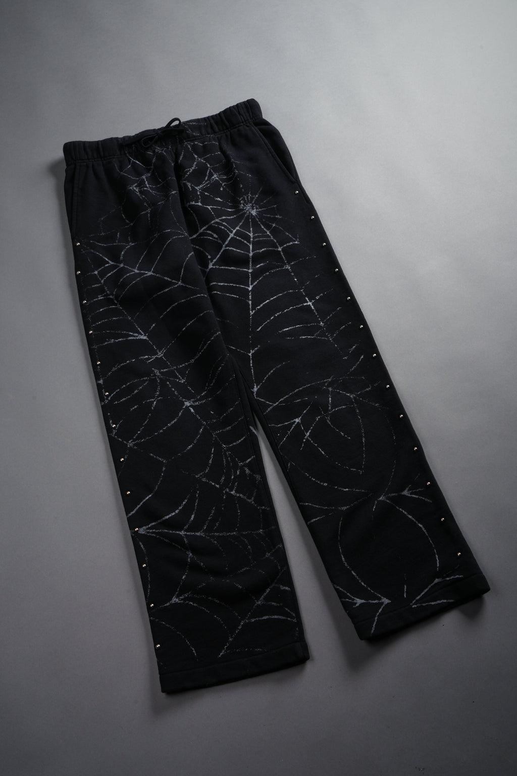 Stud Web Bigelow Sweat Pants in Black Sun Fade