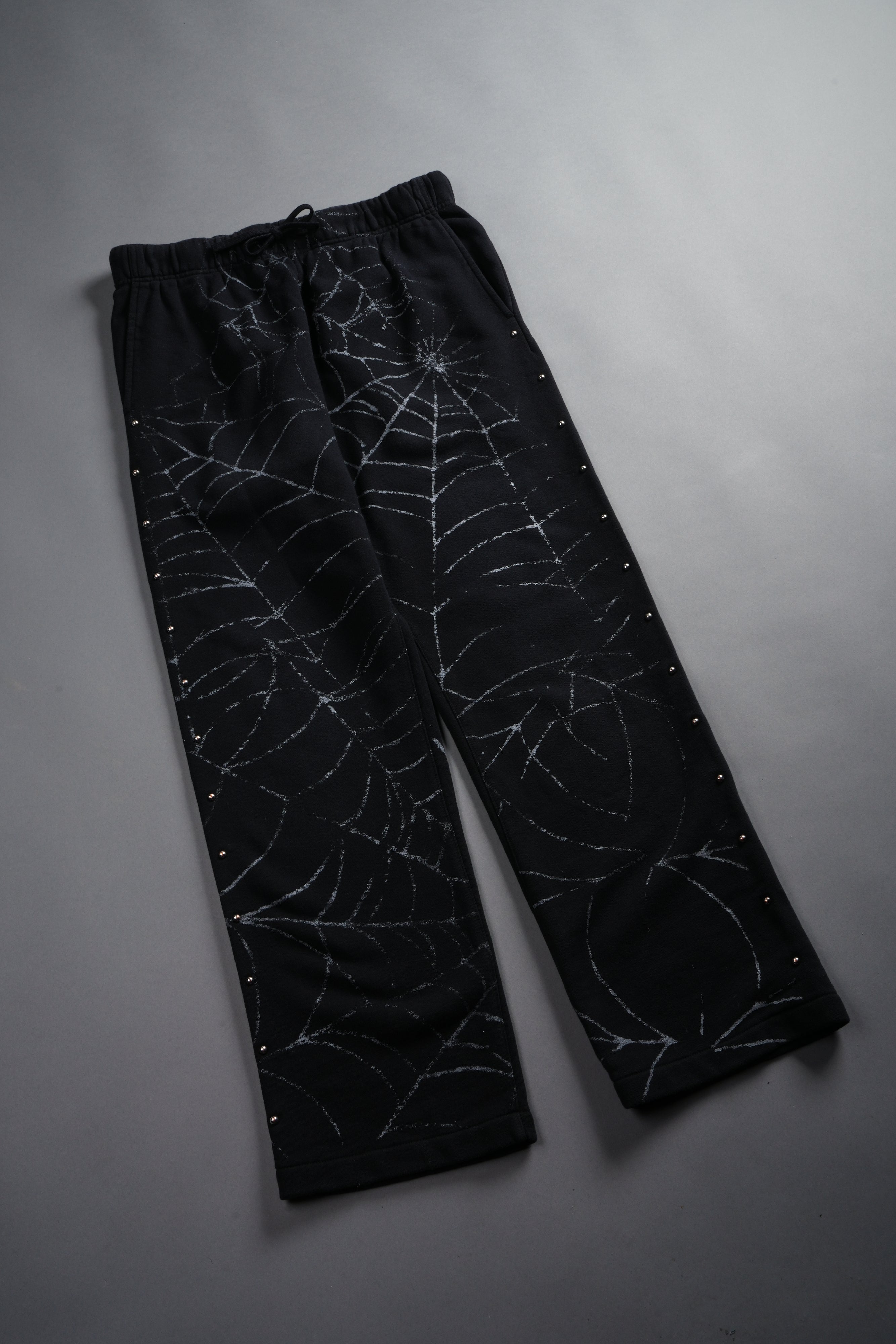 Stud Web Bigelow Sweat Pants in Black Sun Fade